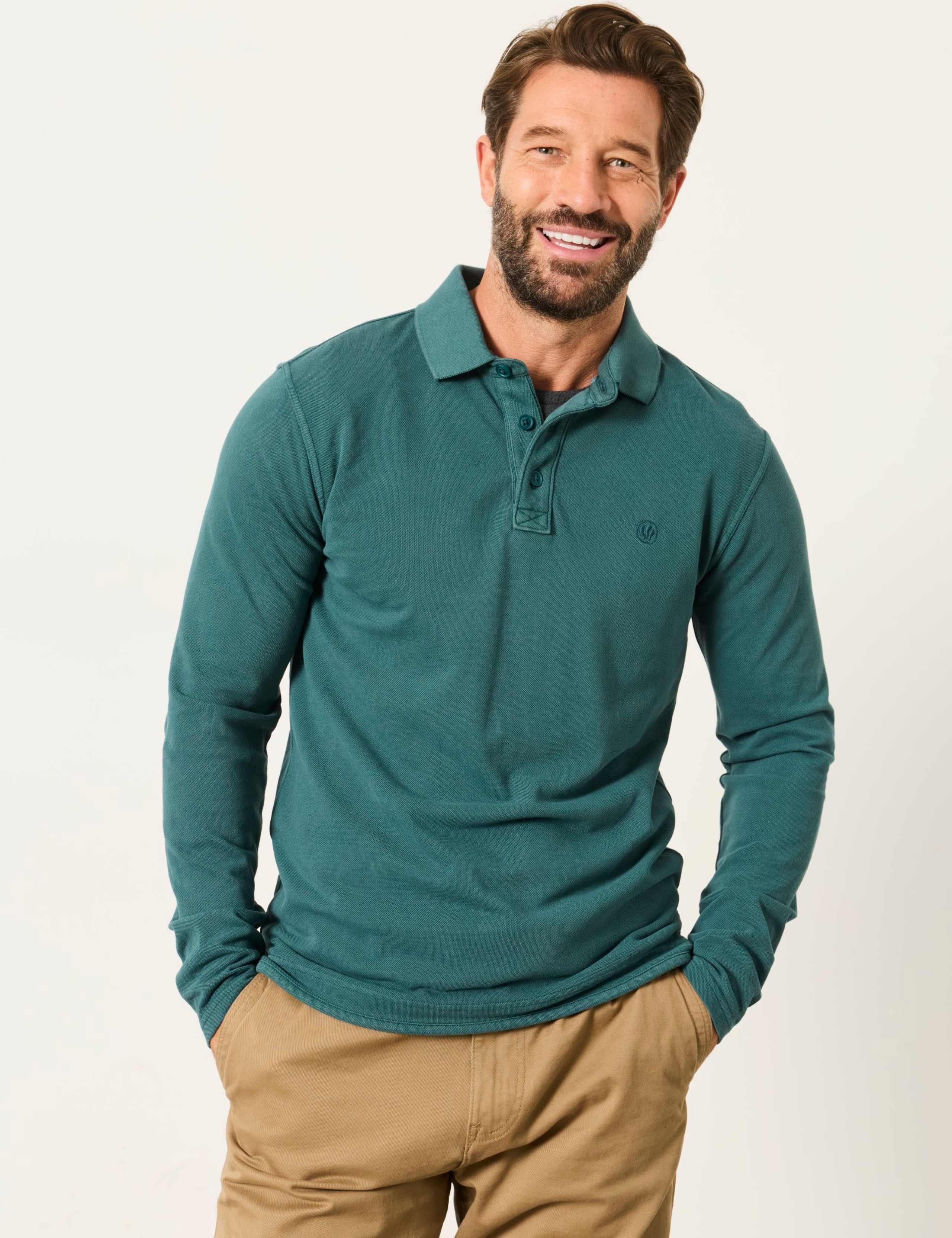 Pure Cotton Pique Polo Shirt
