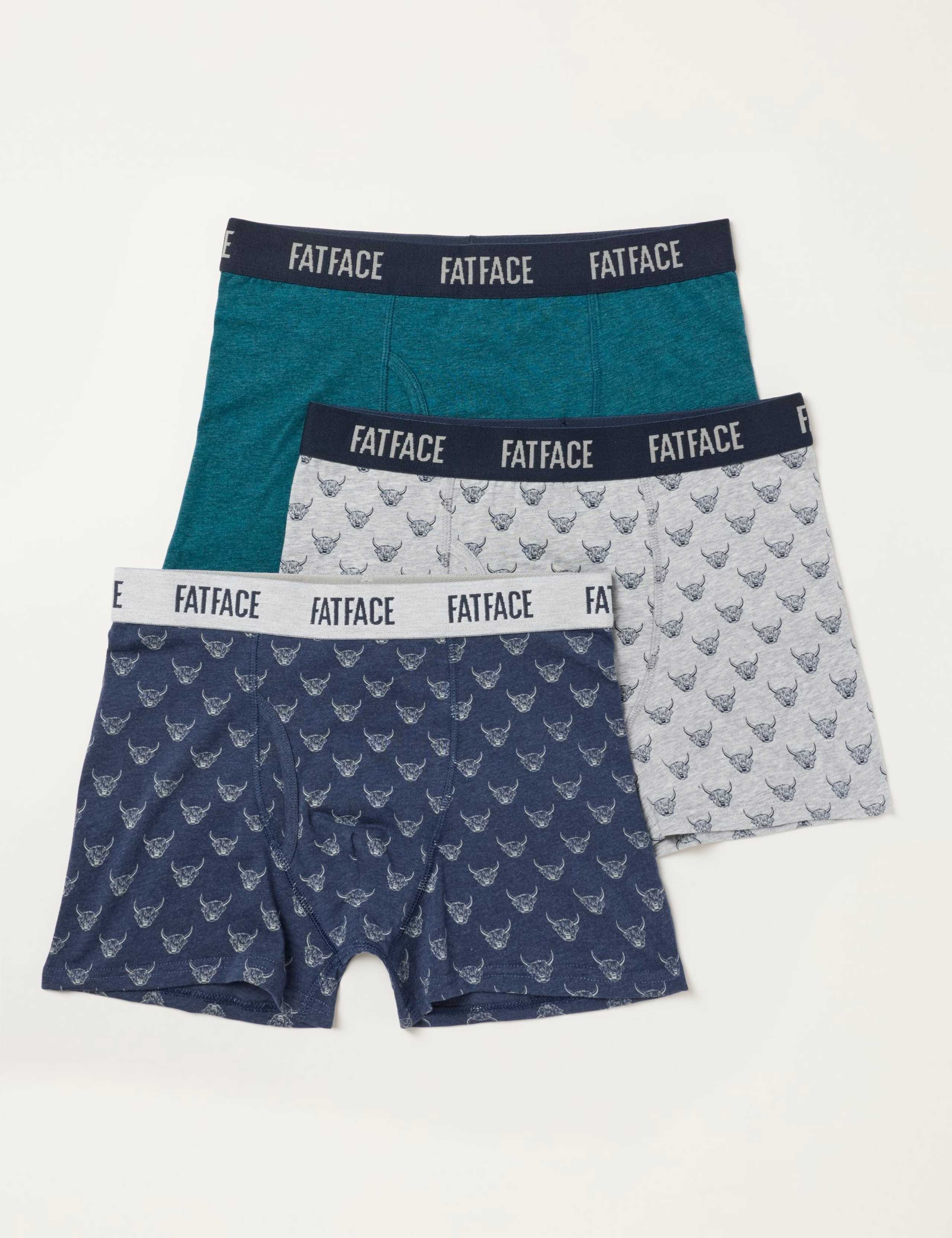 3pk Cotton Stretch Boxers