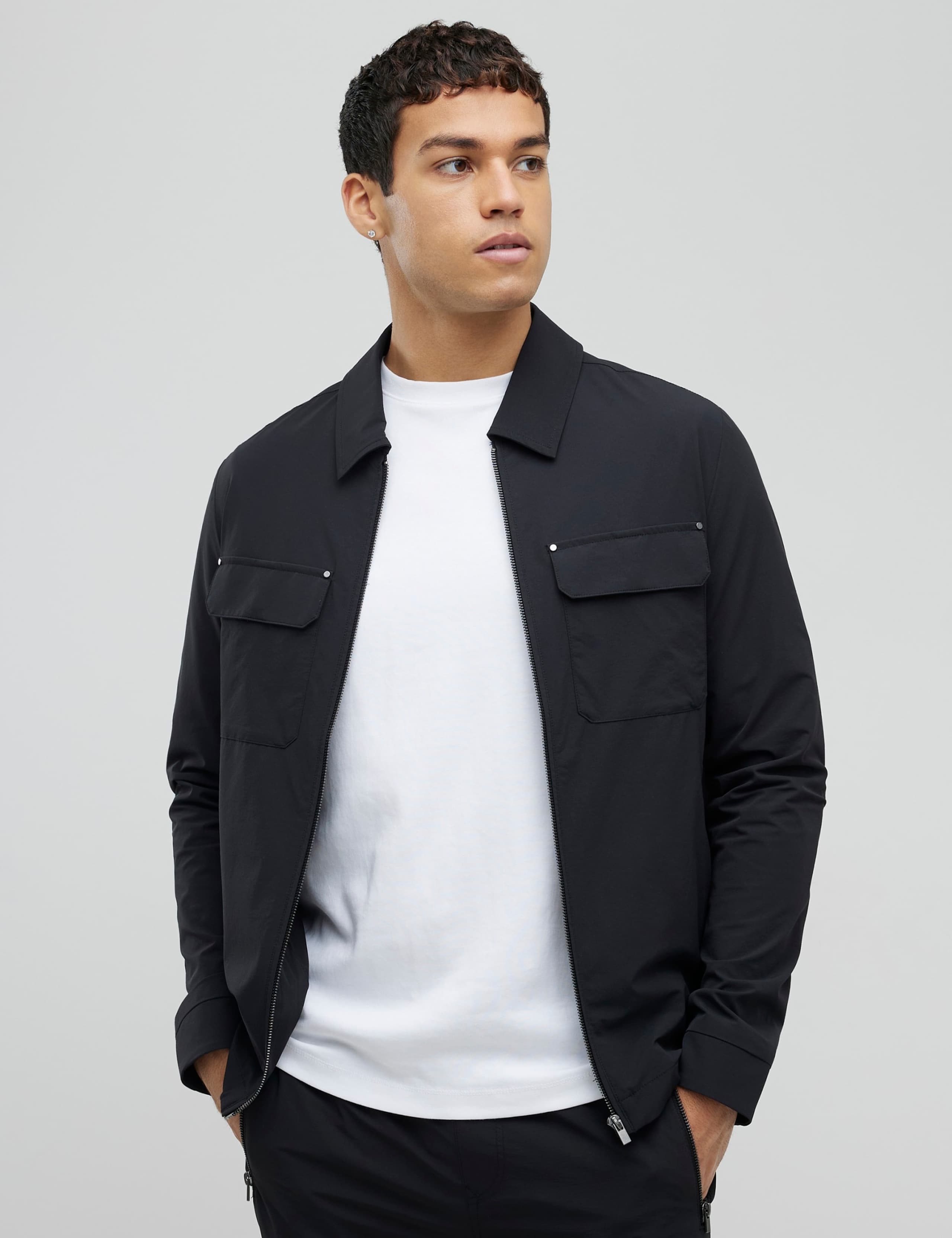 Collared Neck Shacket