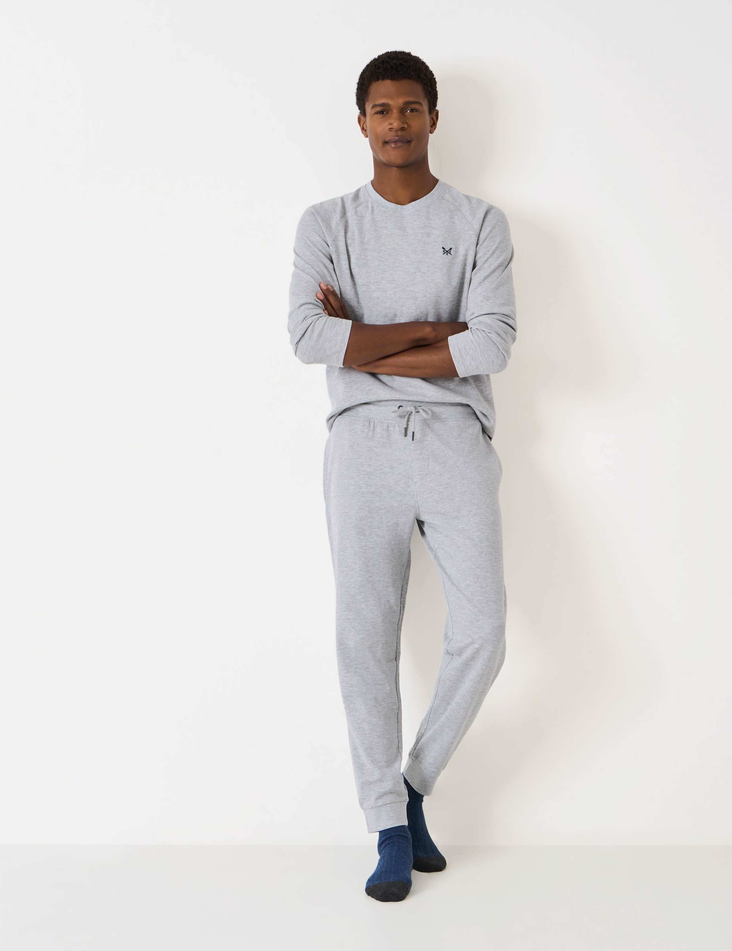 Cotton Rich Waffle Loungewear Bottoms