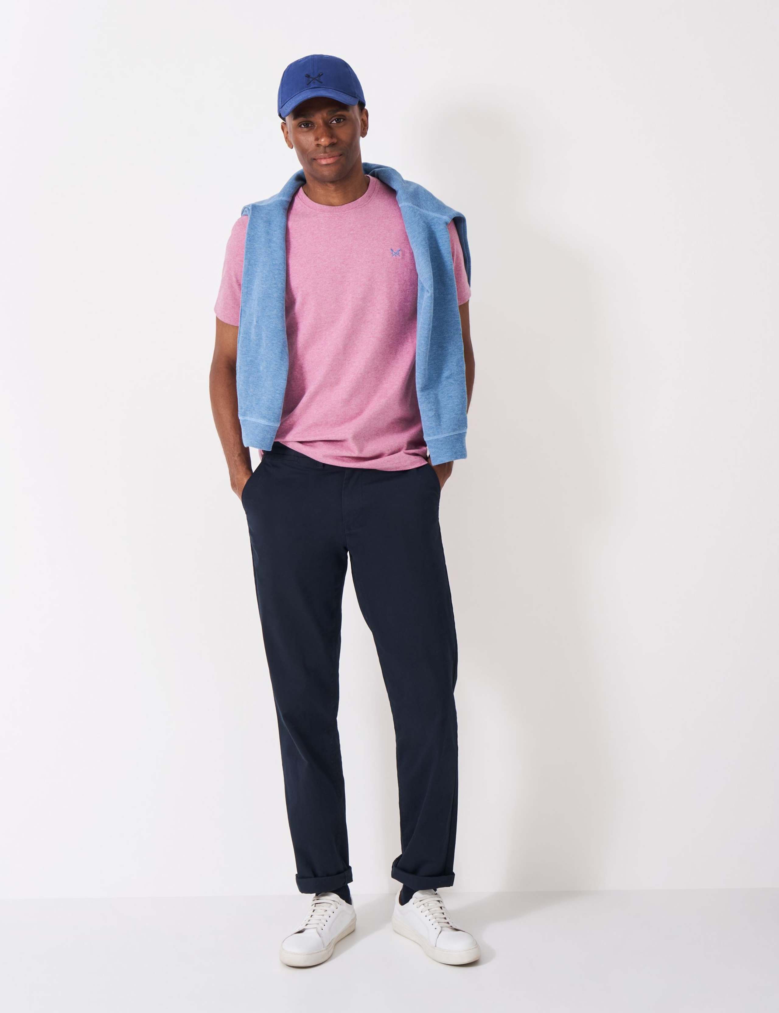 Pure Cotton Crew Neck T-Shirt