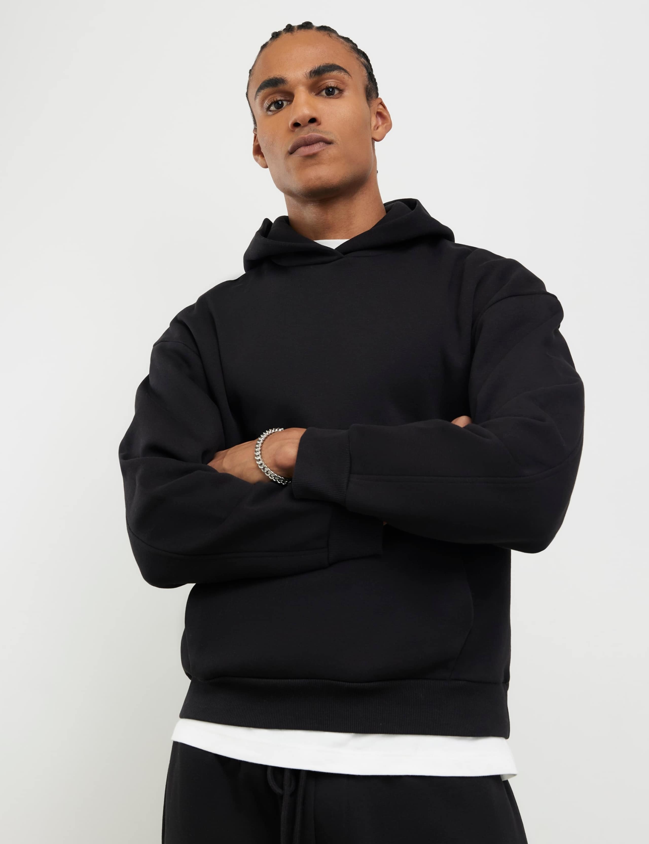 Oversized Cotton Rich Hoodie