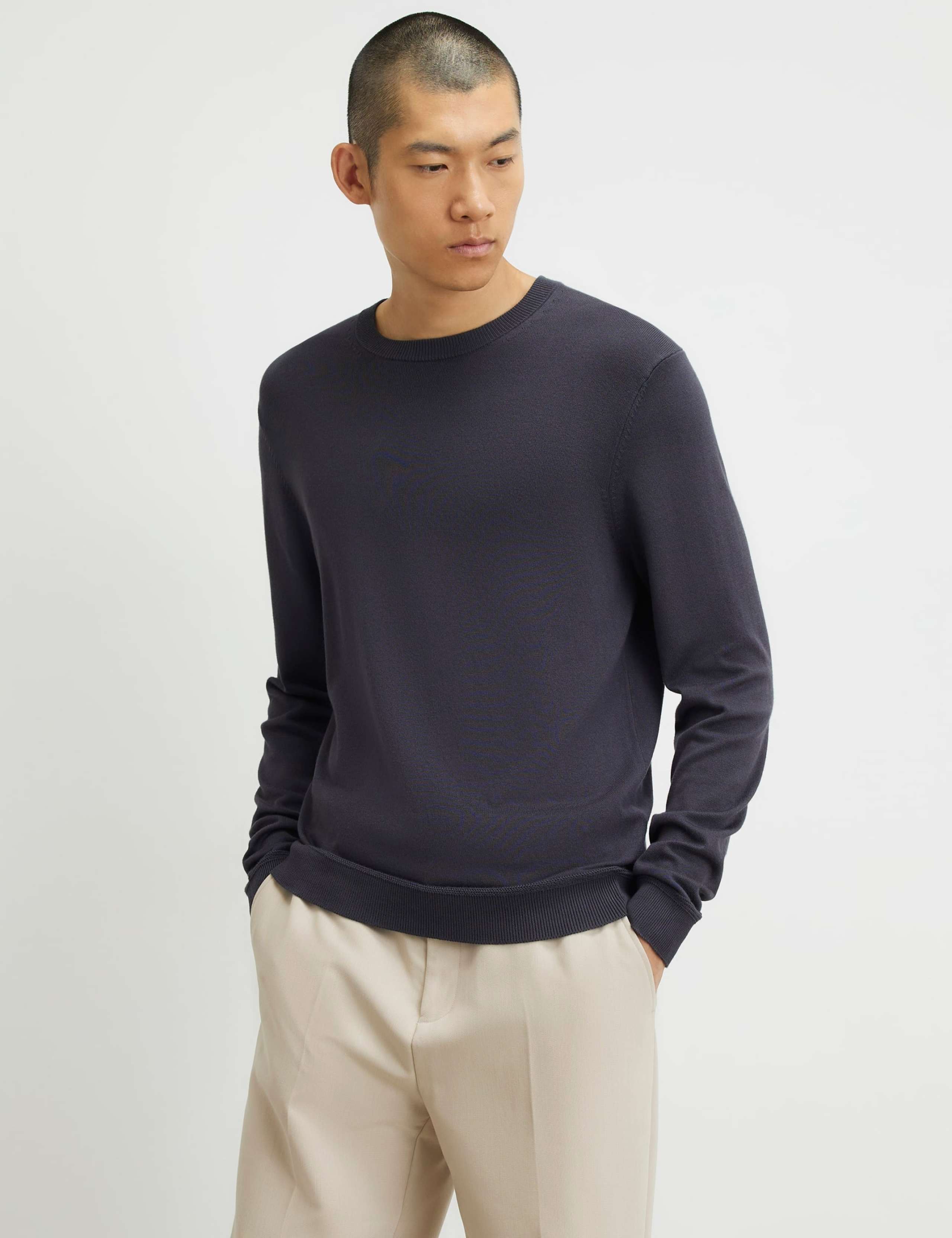 Slim Fit Crew Neck Jumper