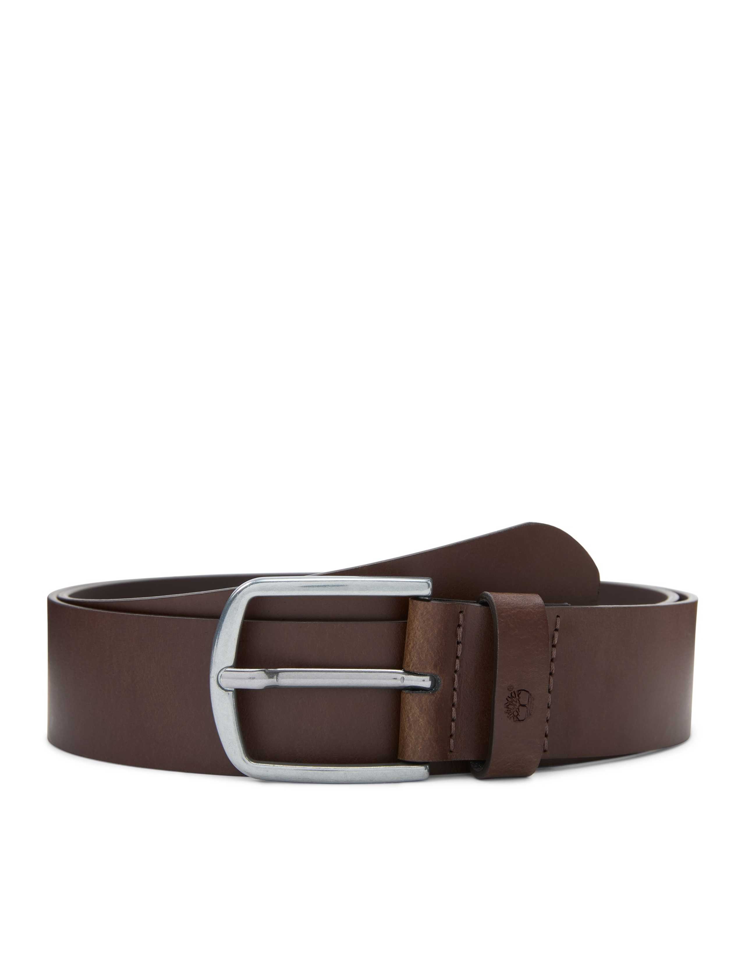 Bluff Point Embossed Leather Belt