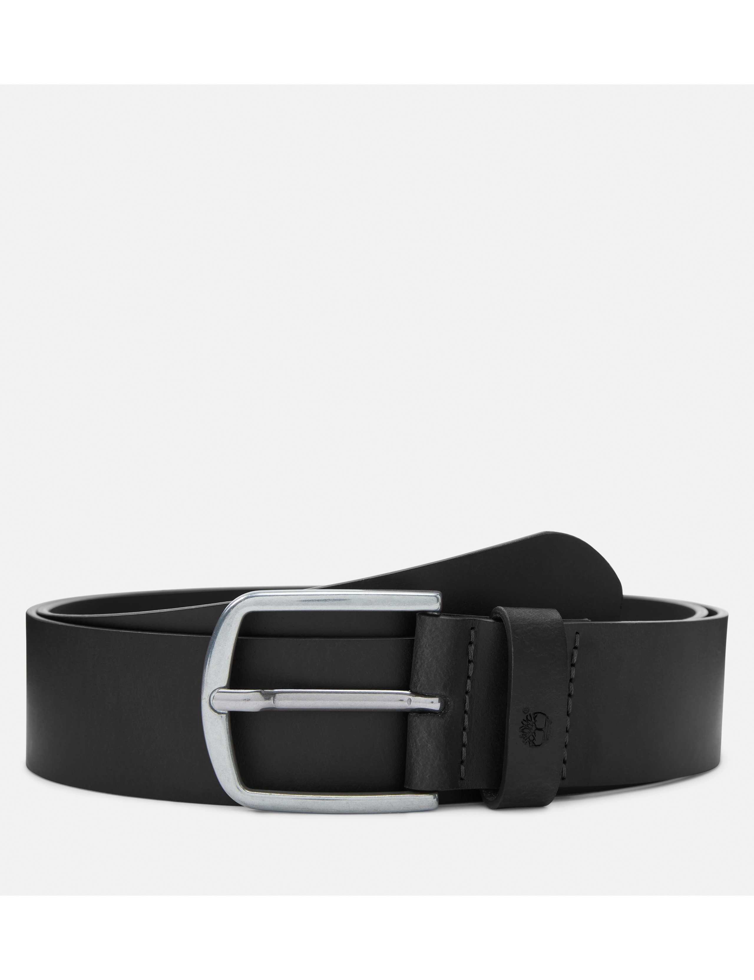 Bluff Point Embossed Leather Belt