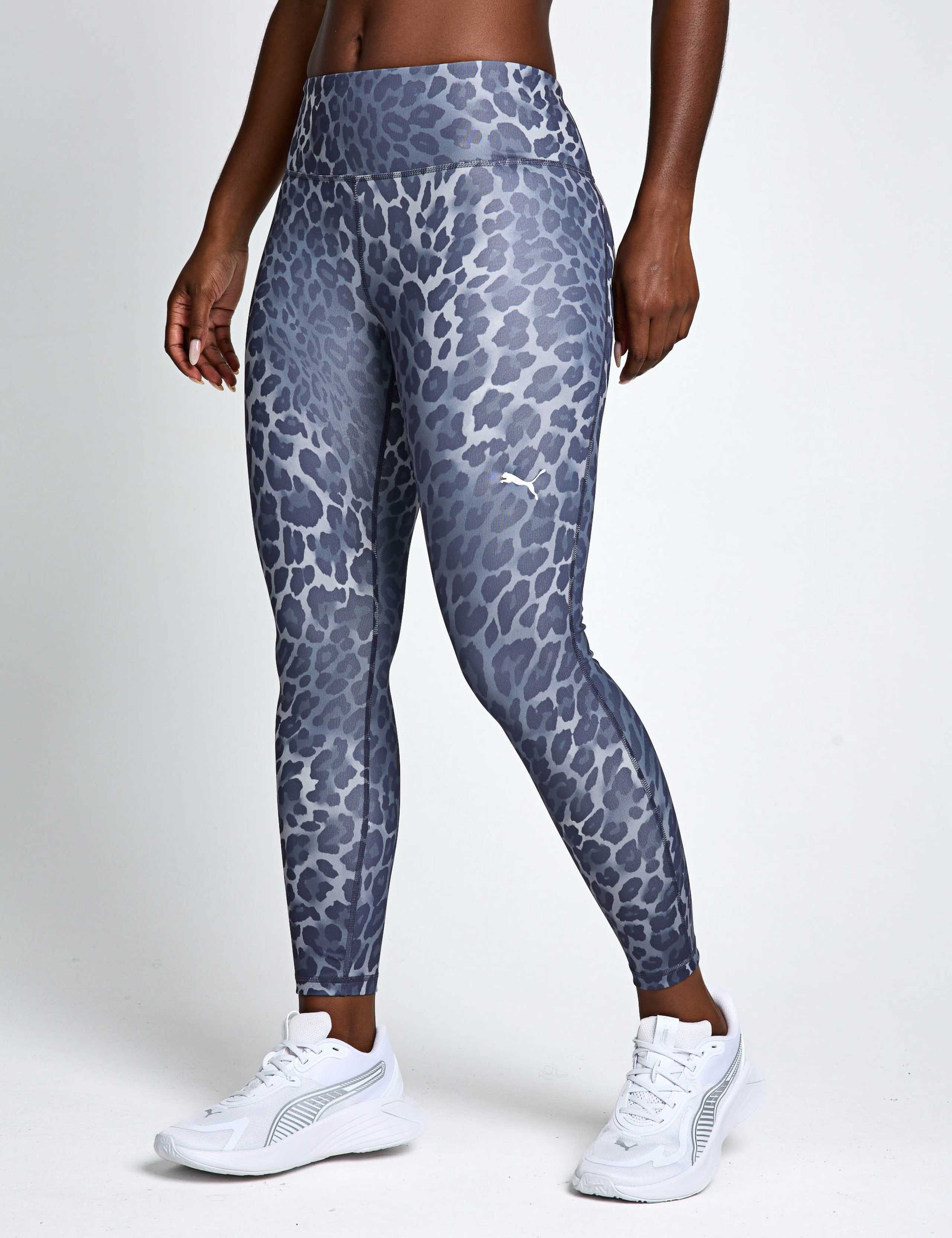 High Waisted Animal Print 7/8 Gym Leggings