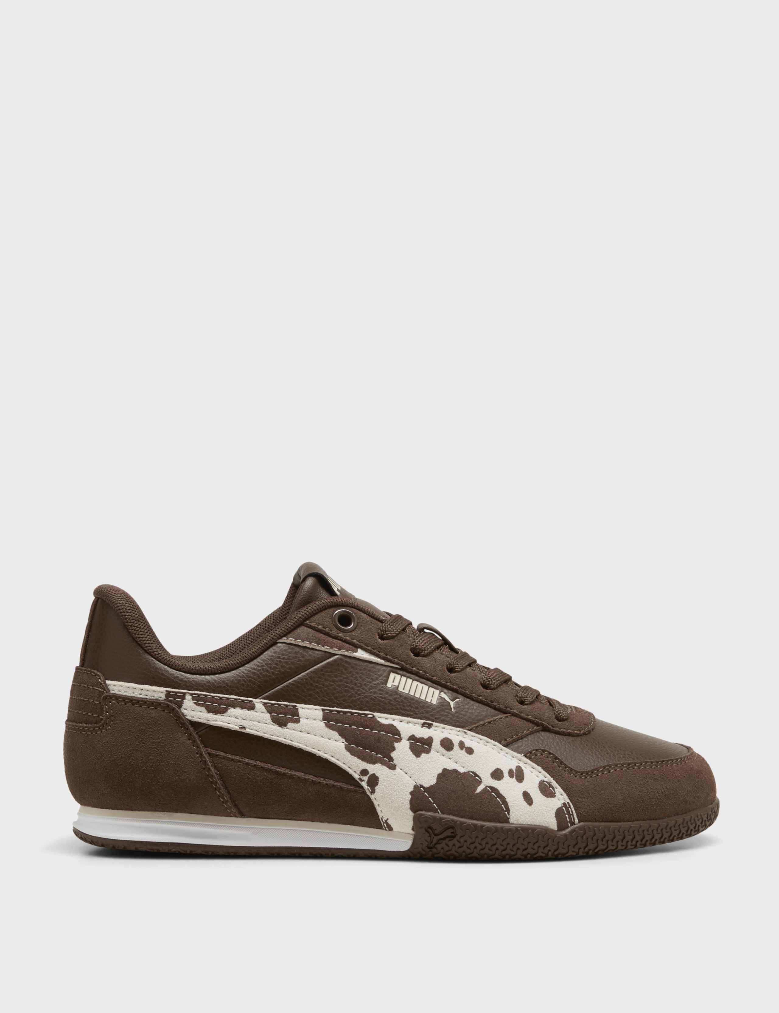 Bella Donna ESD Wild Suede Animal Print Trainers