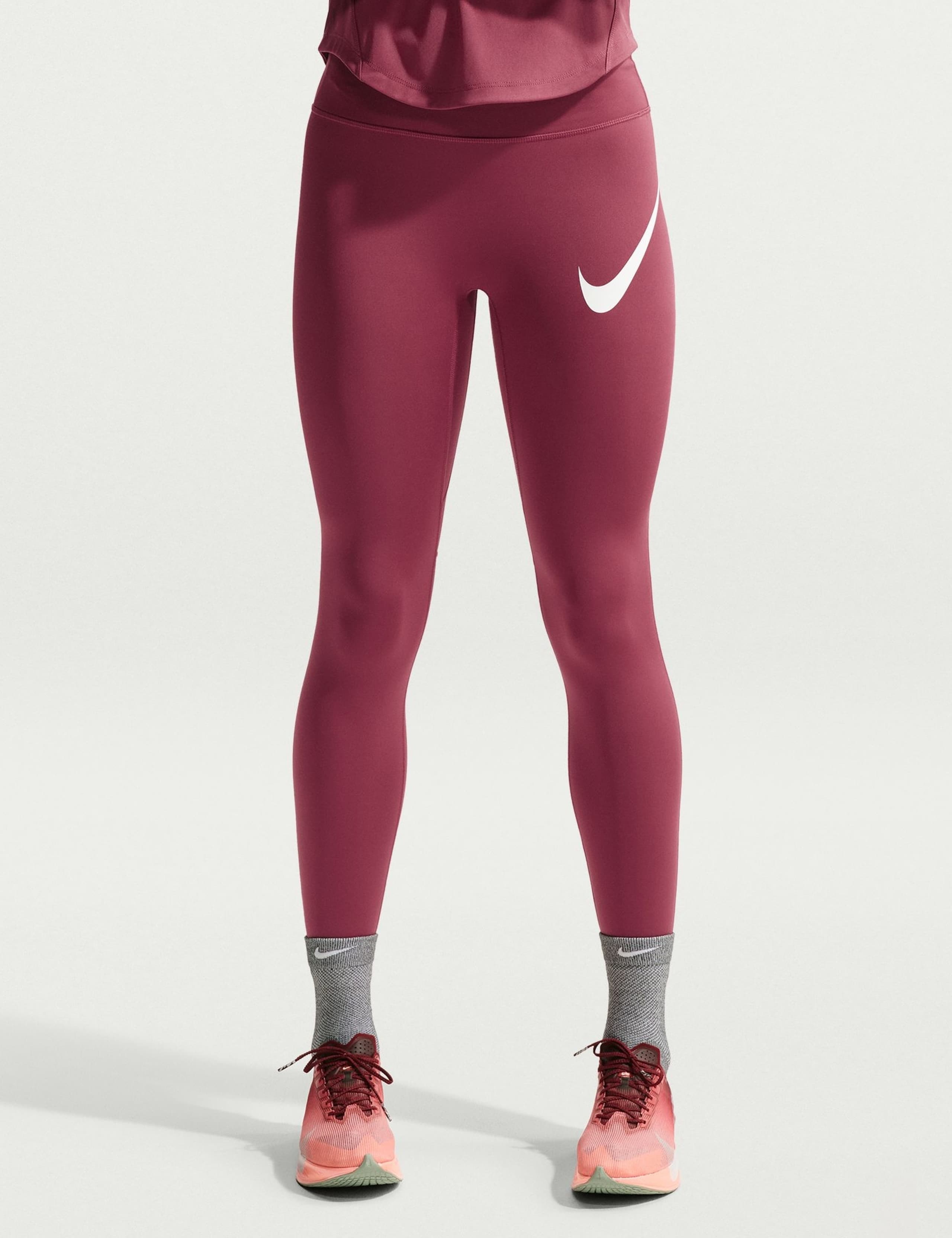 Tempo Swoosh Run High Waisted 7/8 Leggings