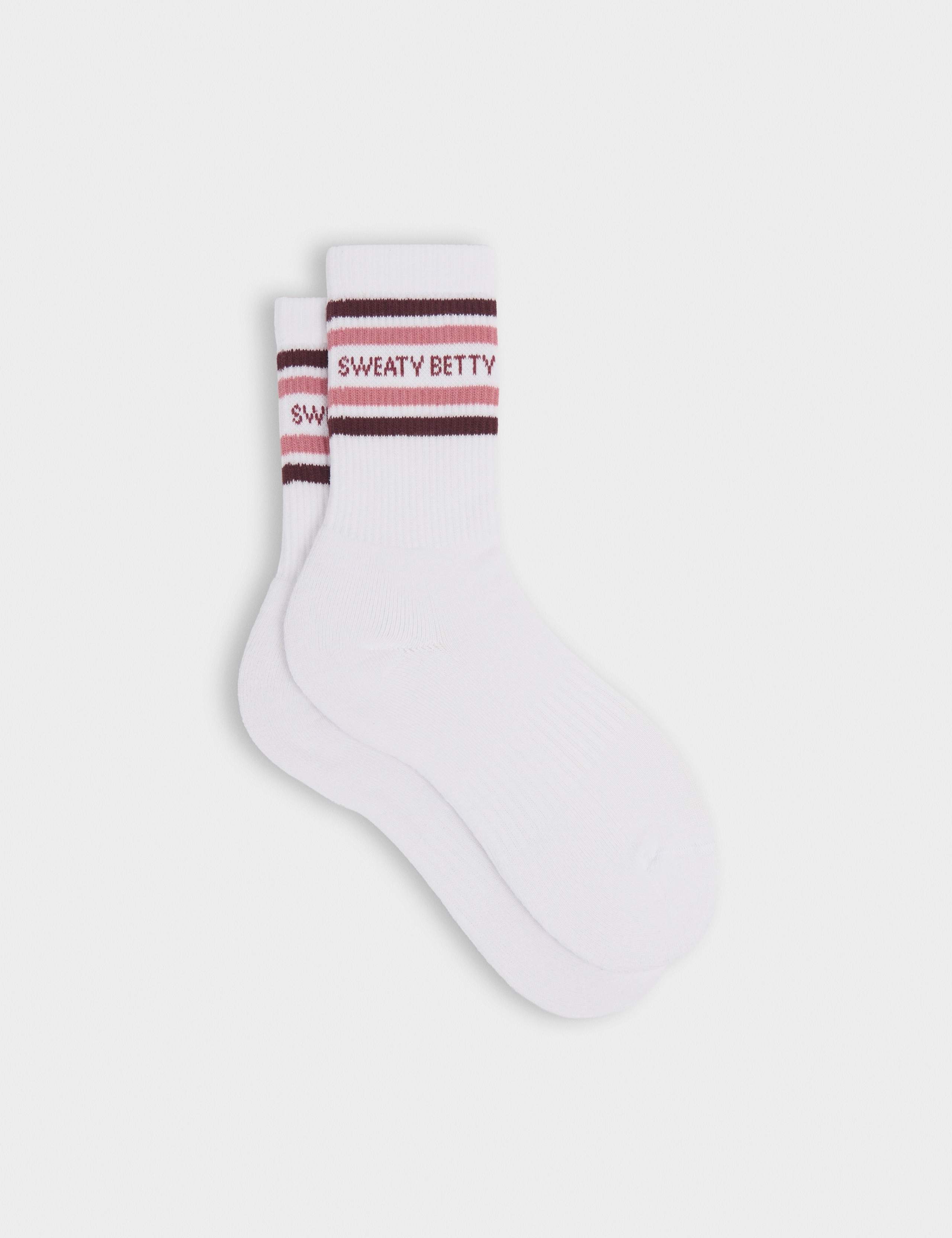 Varsity Slogan Cotton Rich Ribbed Socks