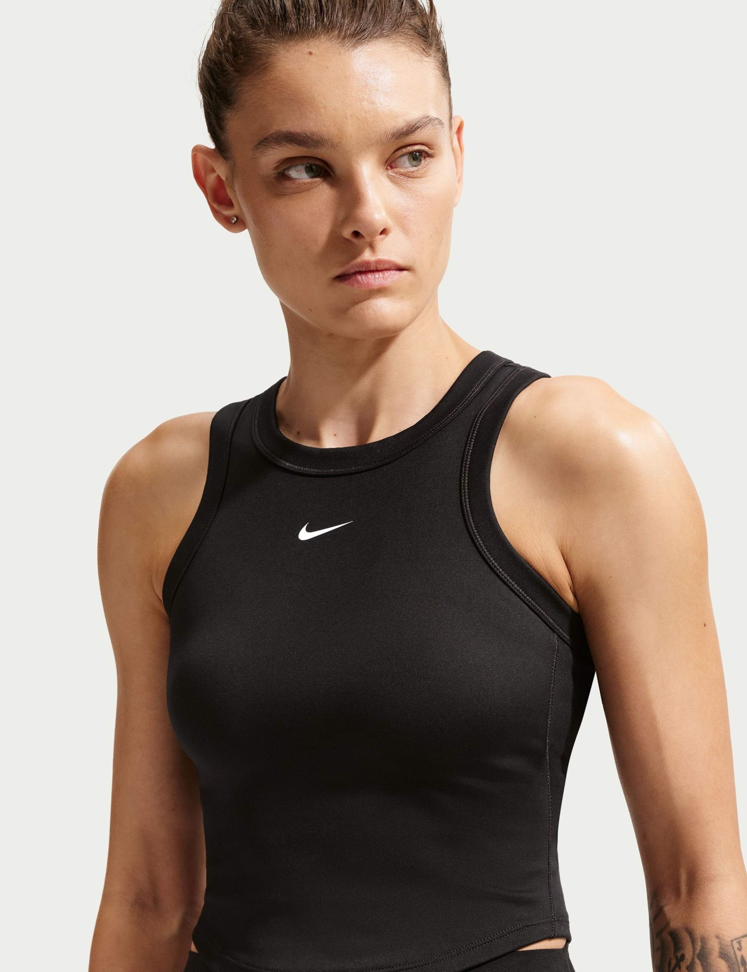 One Fitted Dri-Fit Cropped Vest Top
