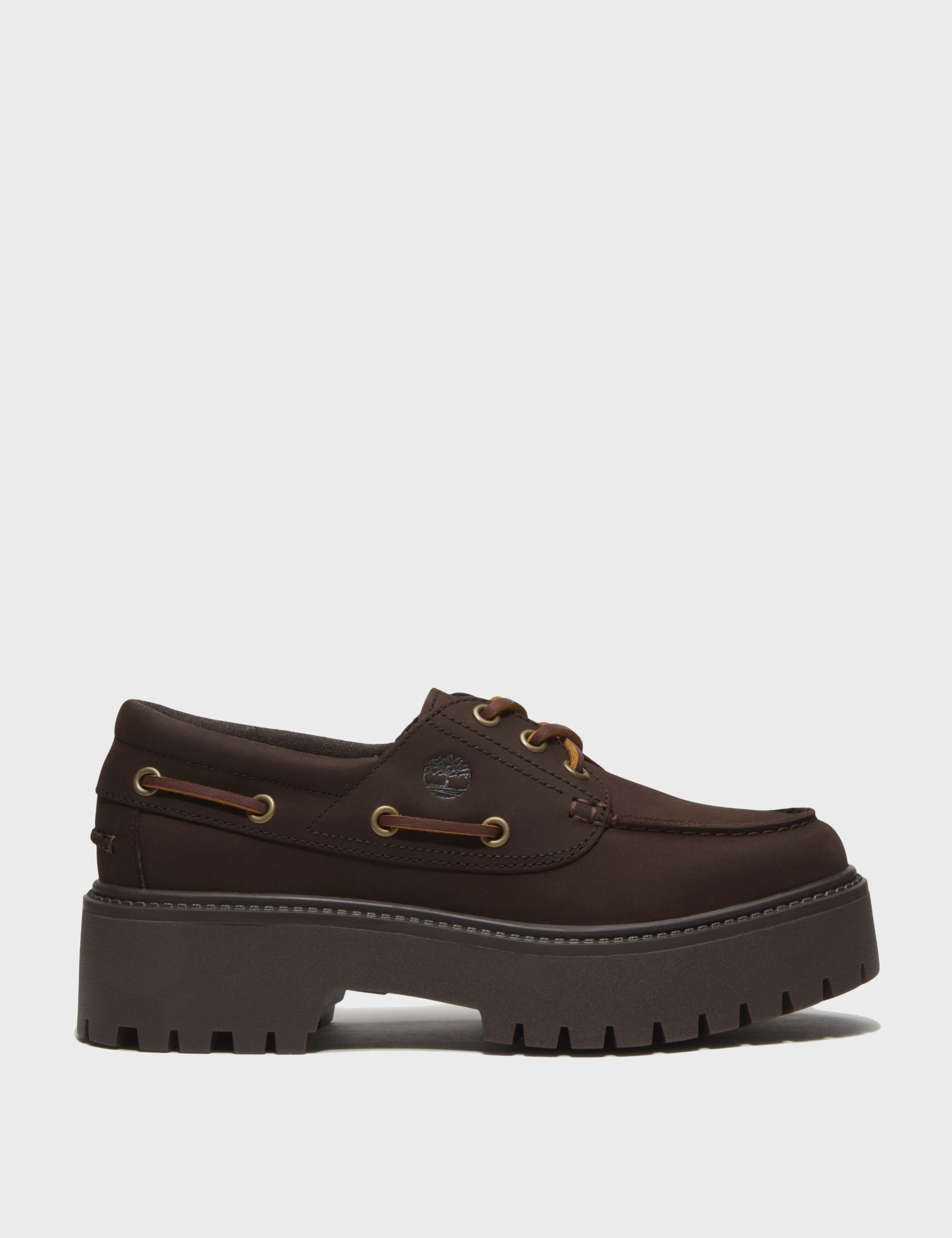 Stone Street Platform Boat Shoes
