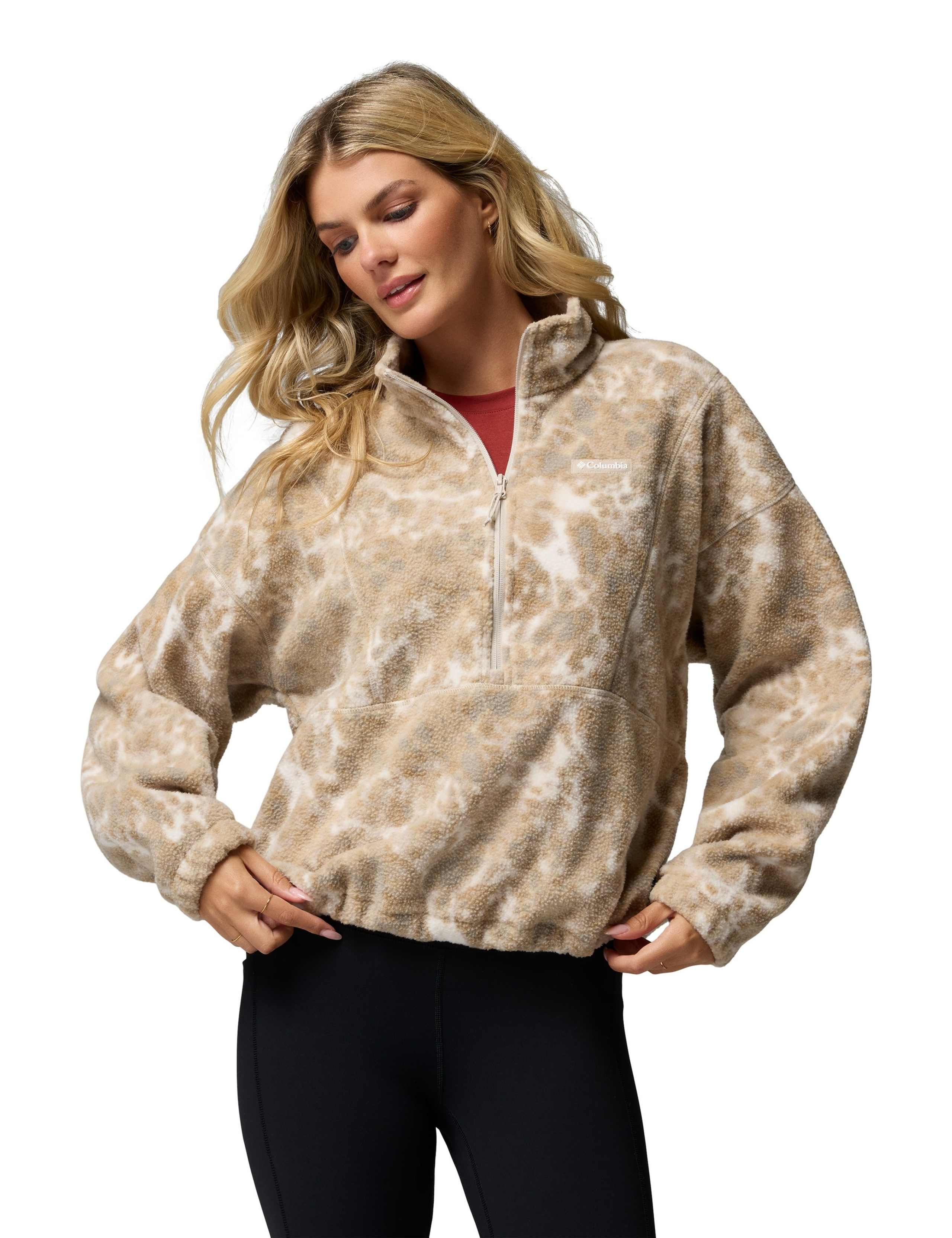 Timber Crest Printed Fleece Half Zip