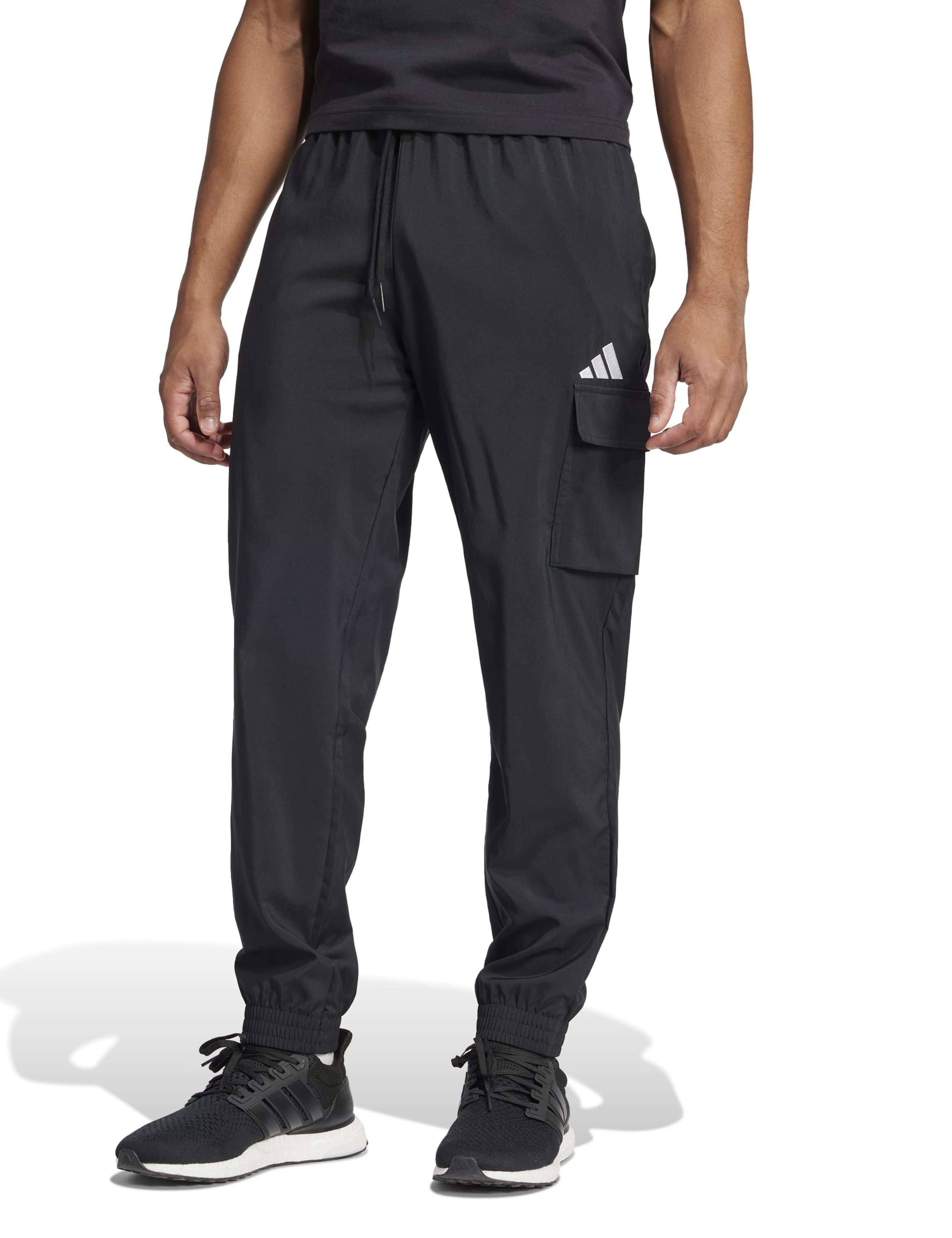 Essentials Regular Fit Cuffed Cargo Joggers