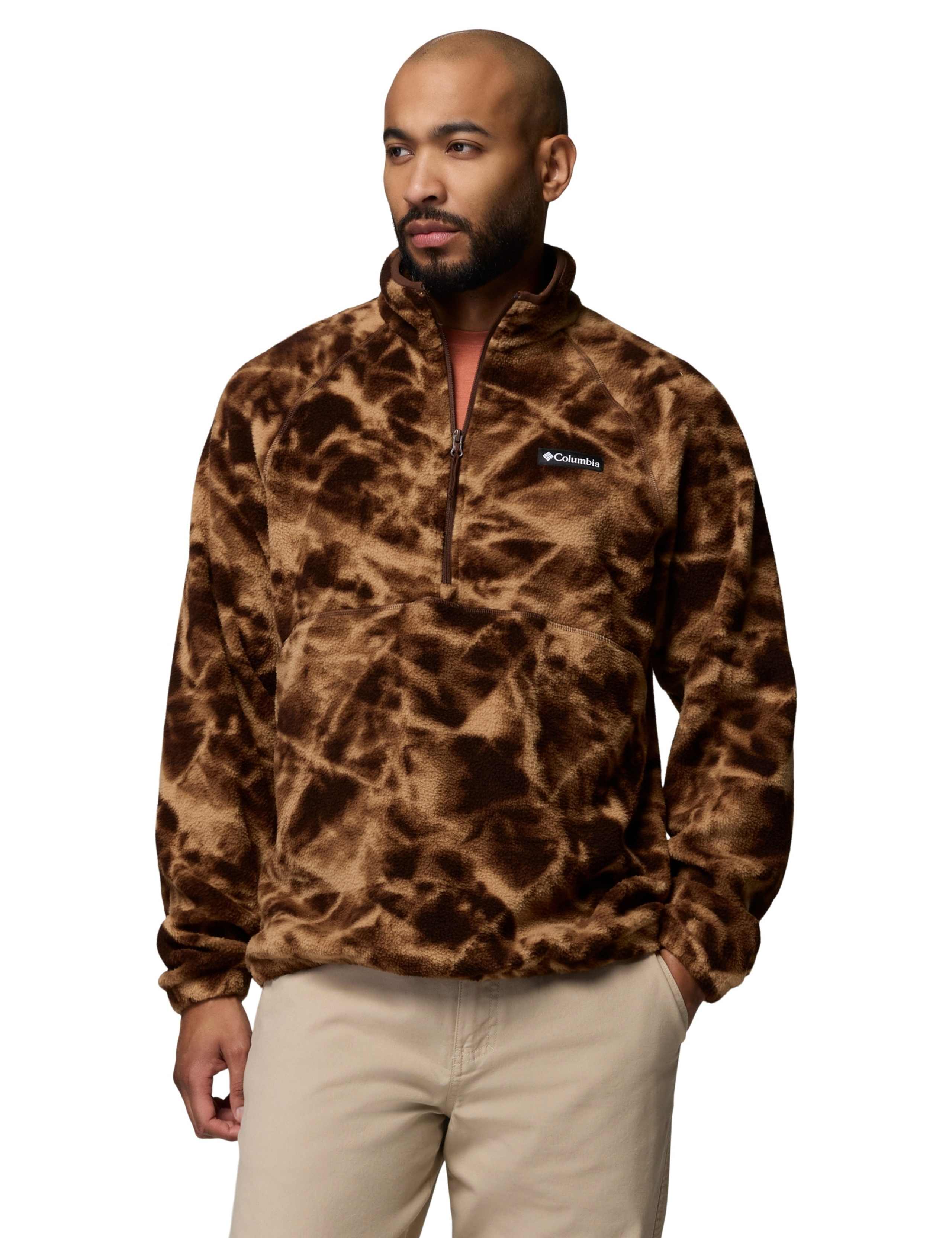 Timber Crest Printed Half-Zip Fleece