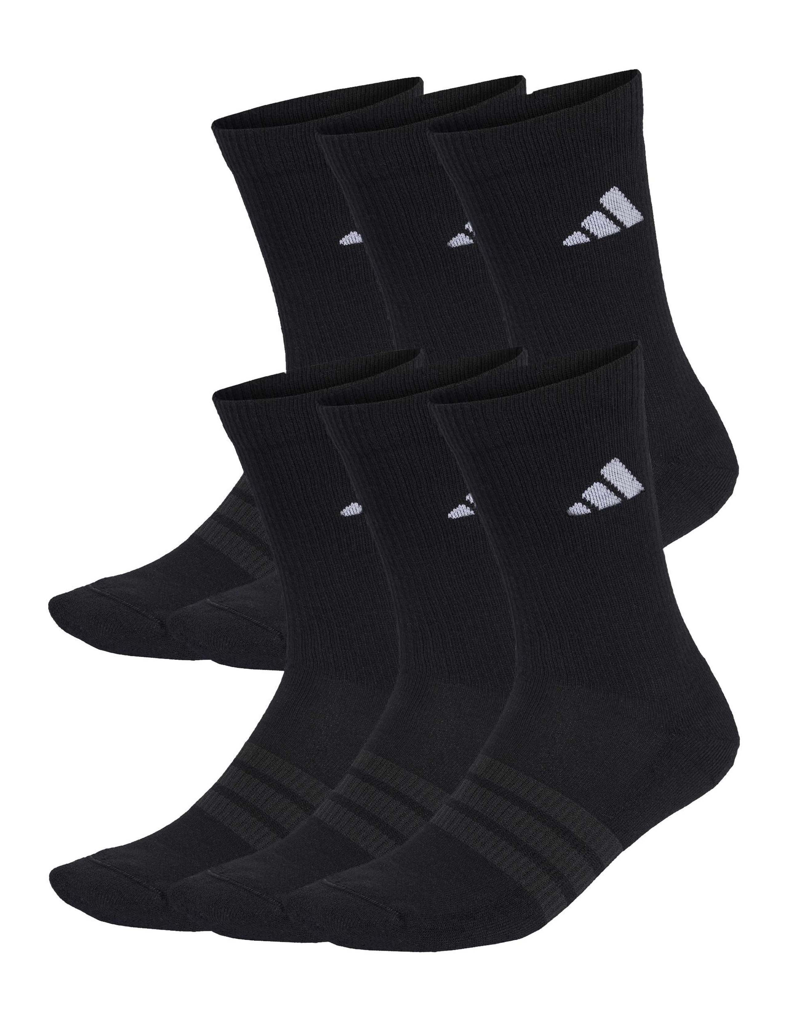 Cushioned Crew Socks 6 Pair Pack