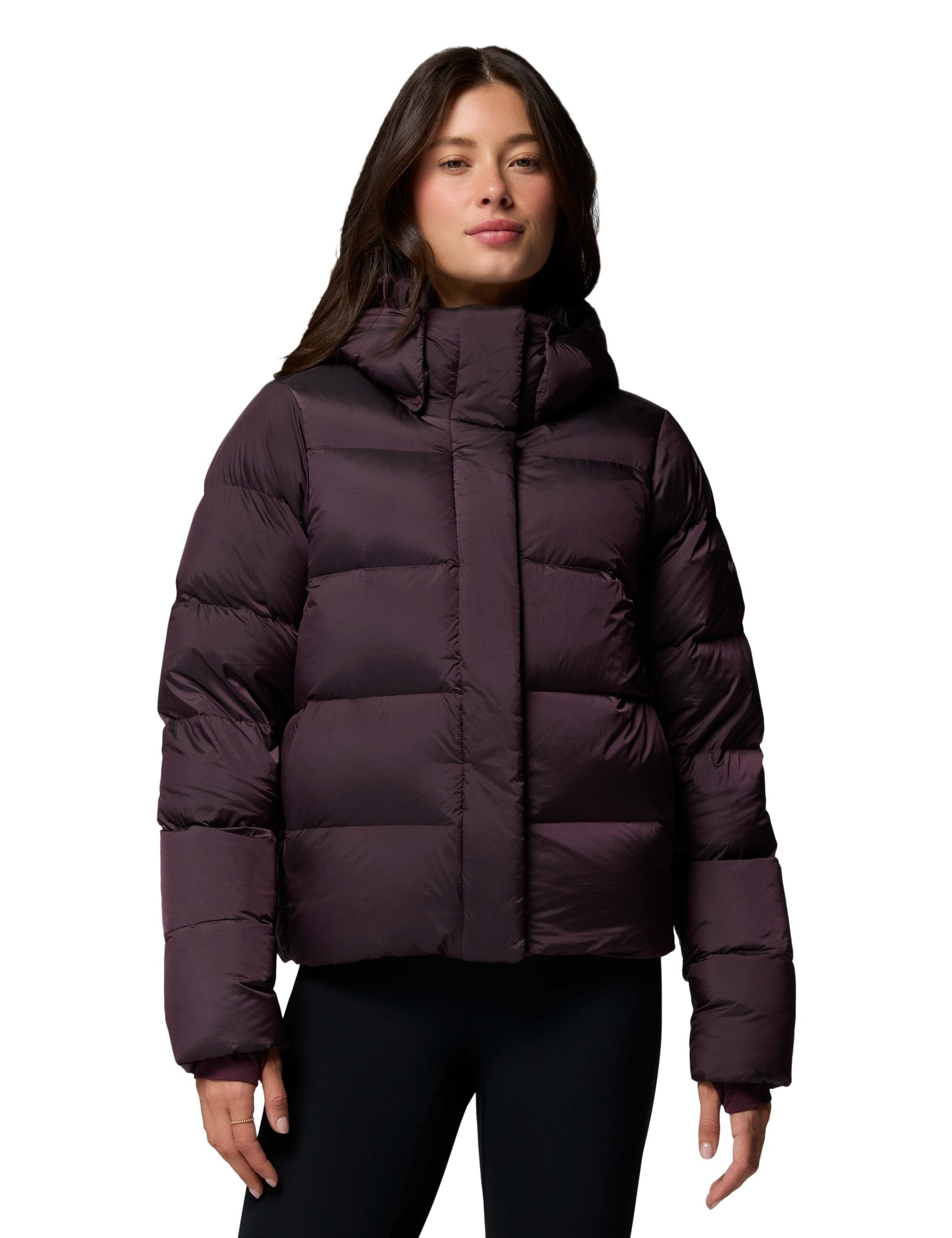 Amaze Puff Hooded Zip Down Jacket