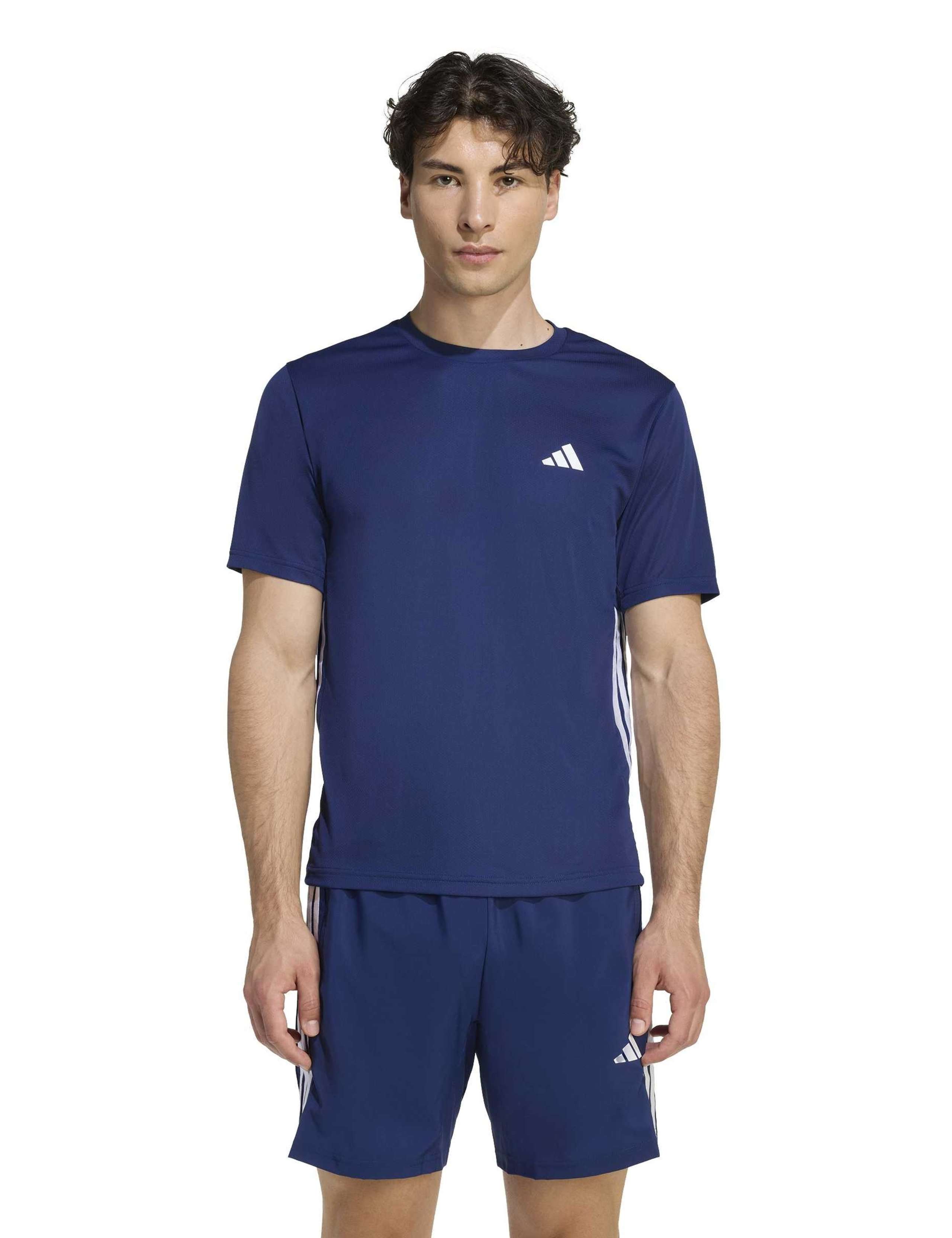 Essentials Base 3-Stripes Crew Neck T-Shirt
