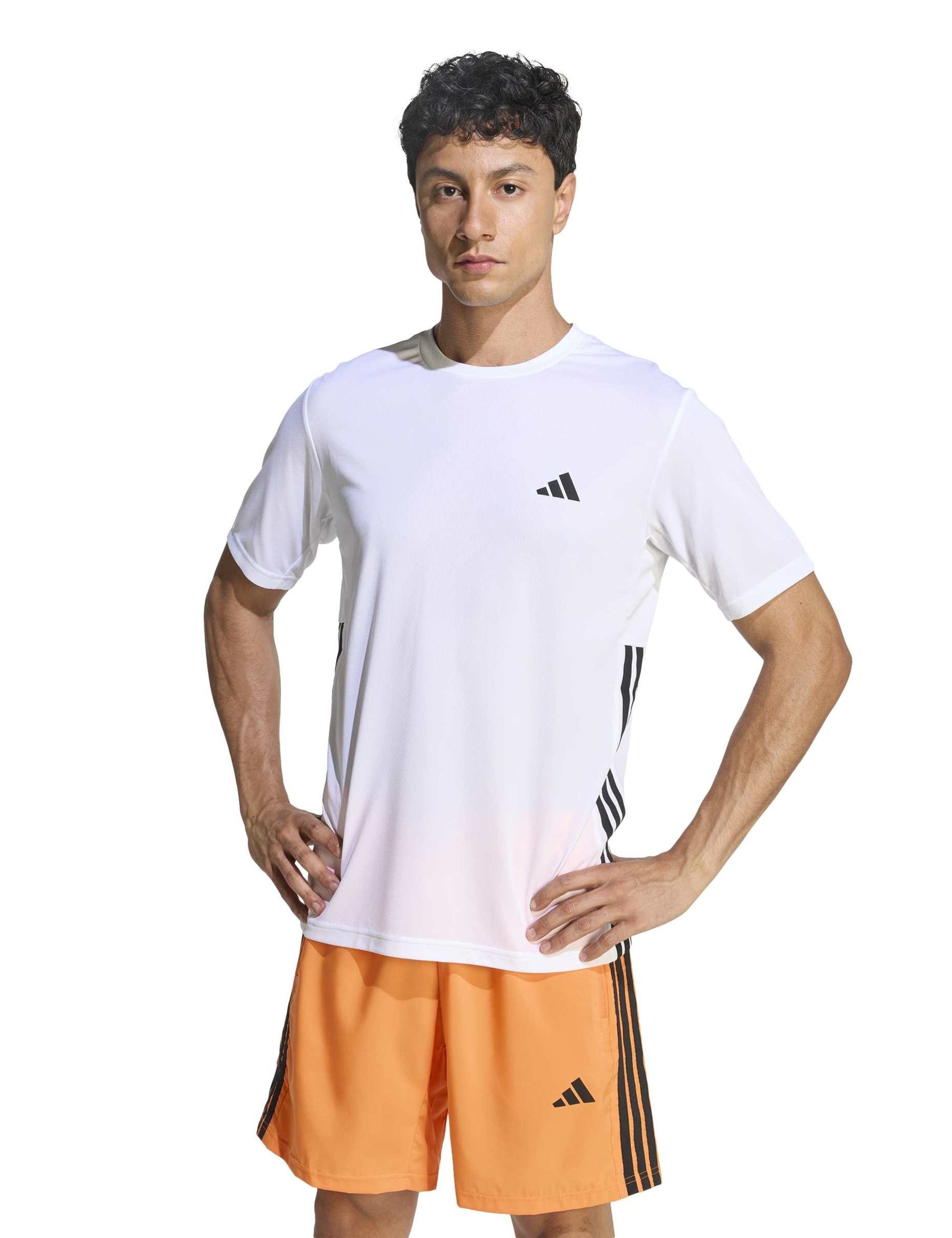 Essentials Base 3-Stripes Crew Neck T-Shirt