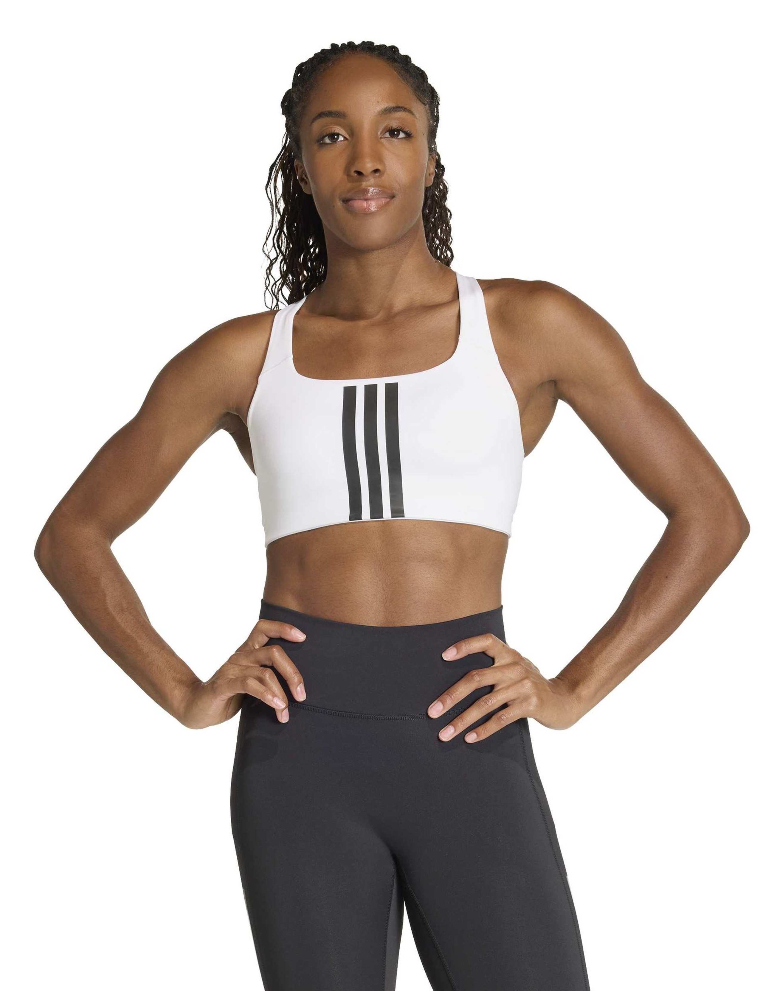 3-Stripes Medium Support Non Wired Sports Bra