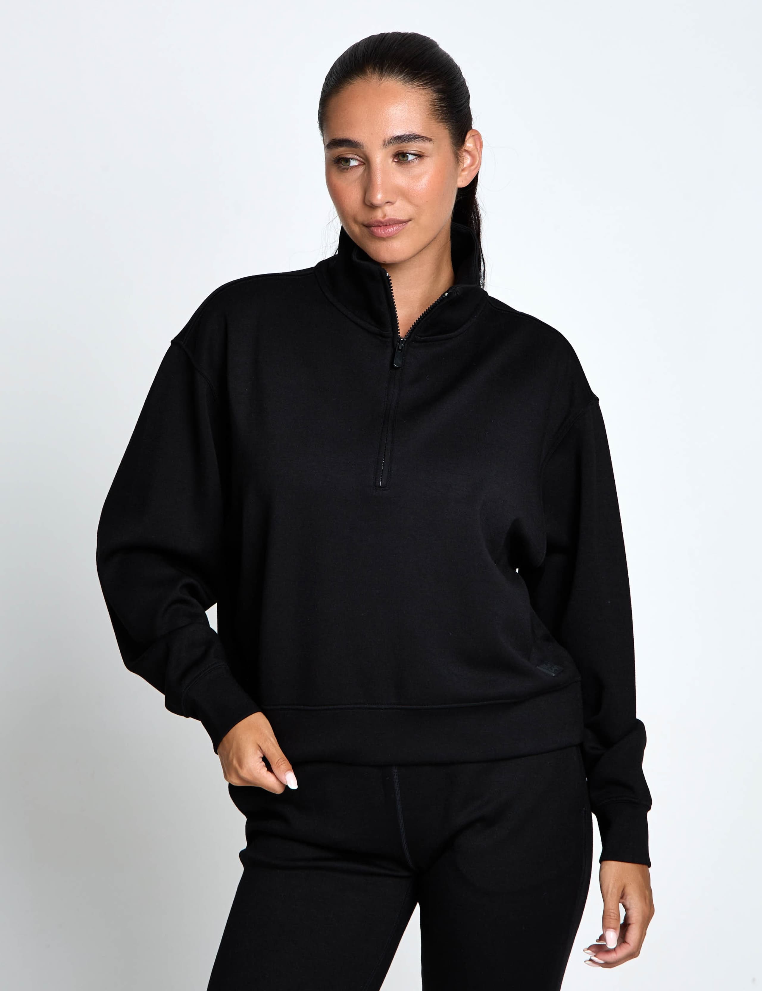 High Neck Sweatshirt