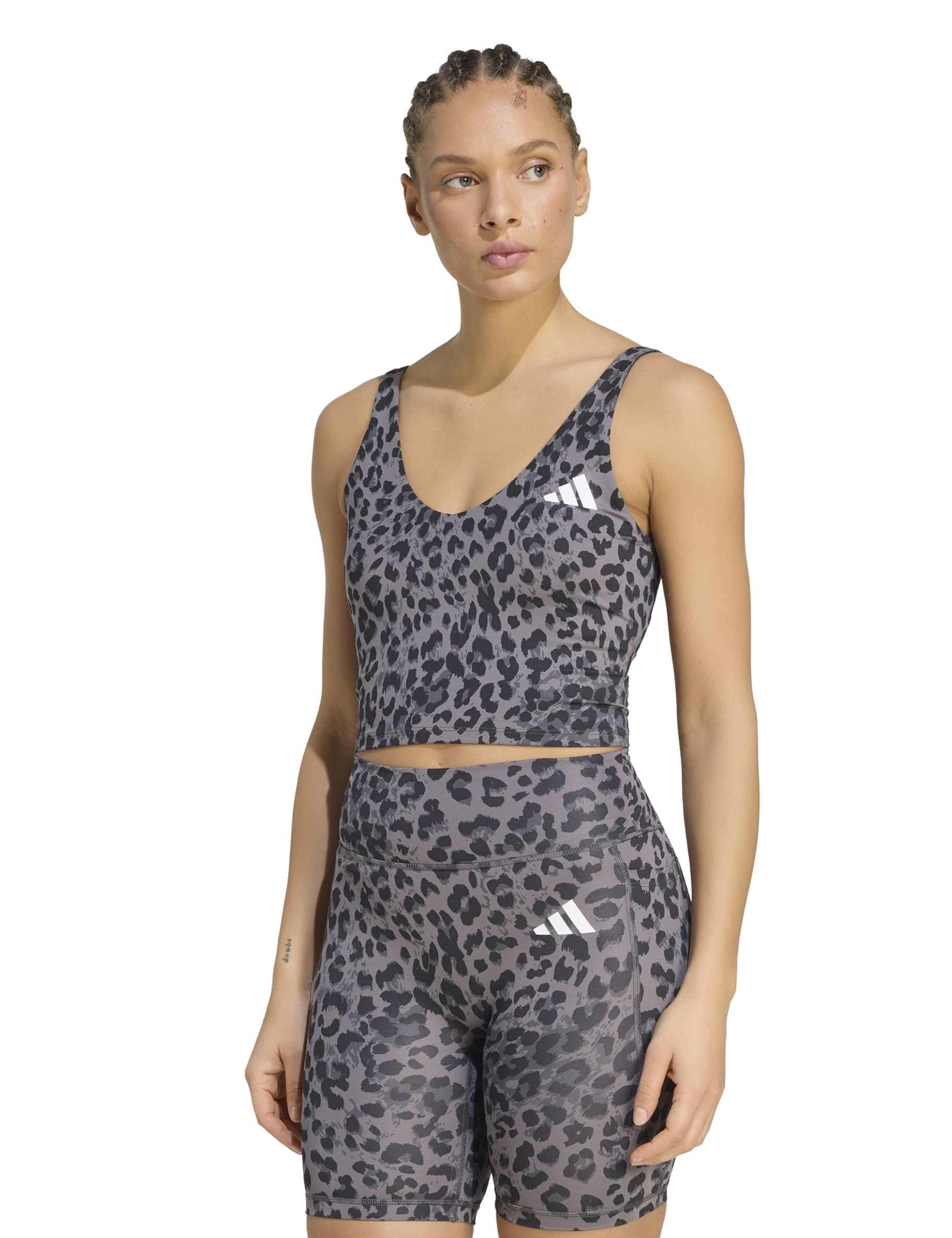 Workout Essentials Leopard Print Vest Top