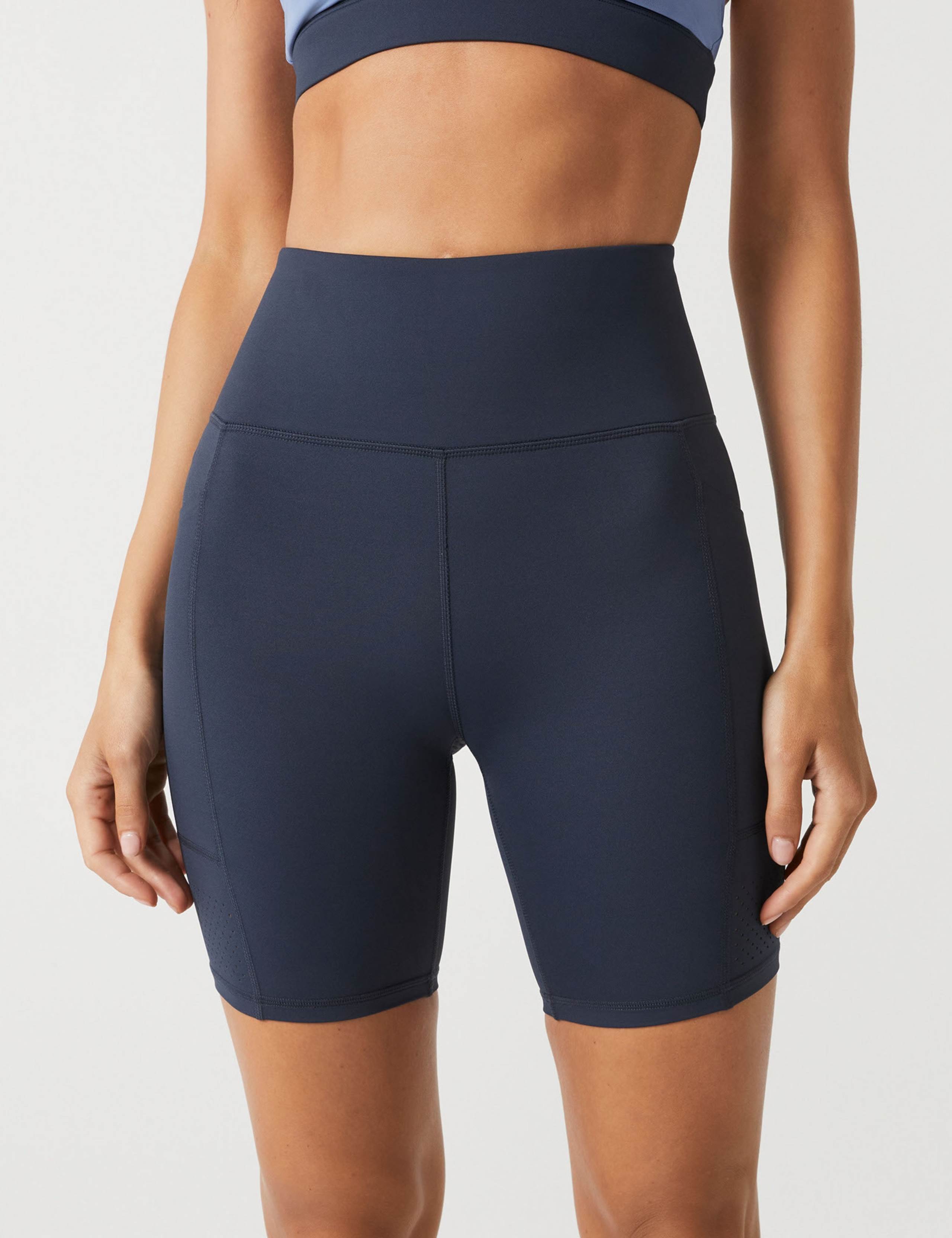 Lottie High Waist Pockets Bike Shorts