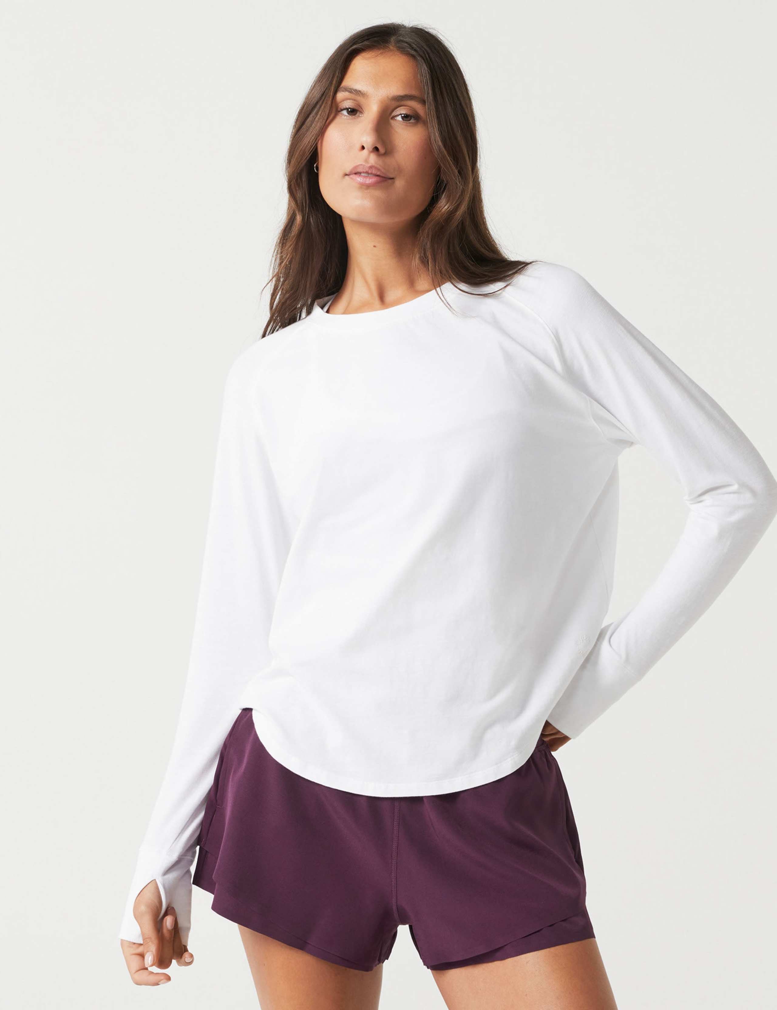Clare Vintage Washed Slub Long Sleeve Top