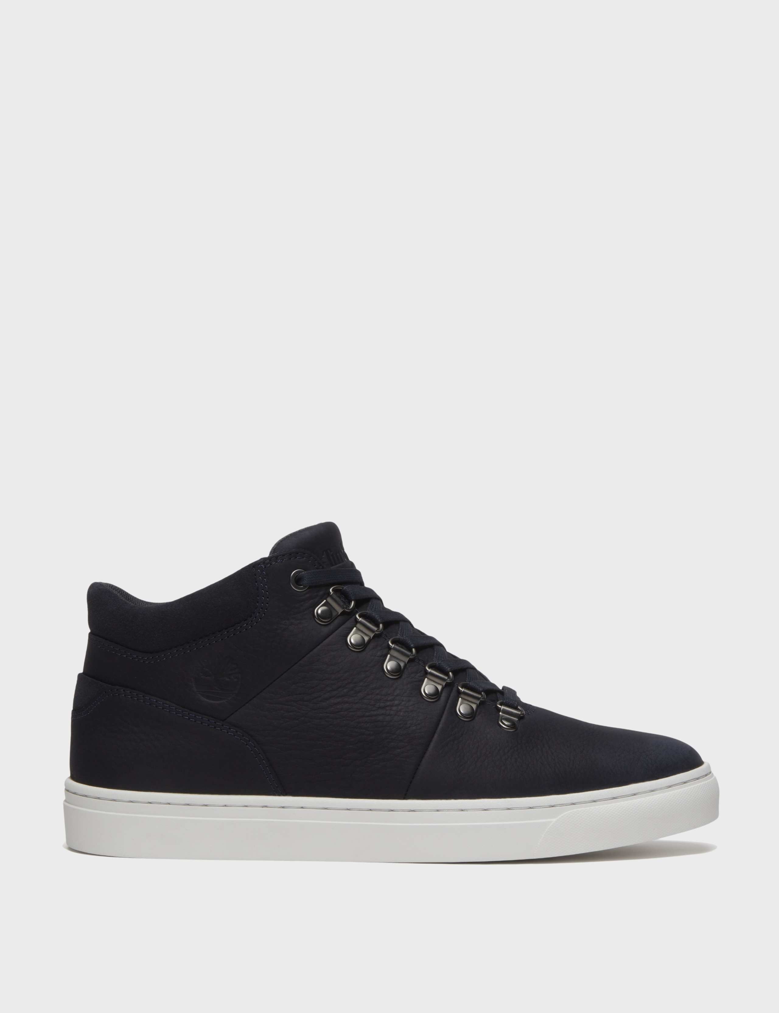 Lisbon Hill Round Toe Leather Trainers