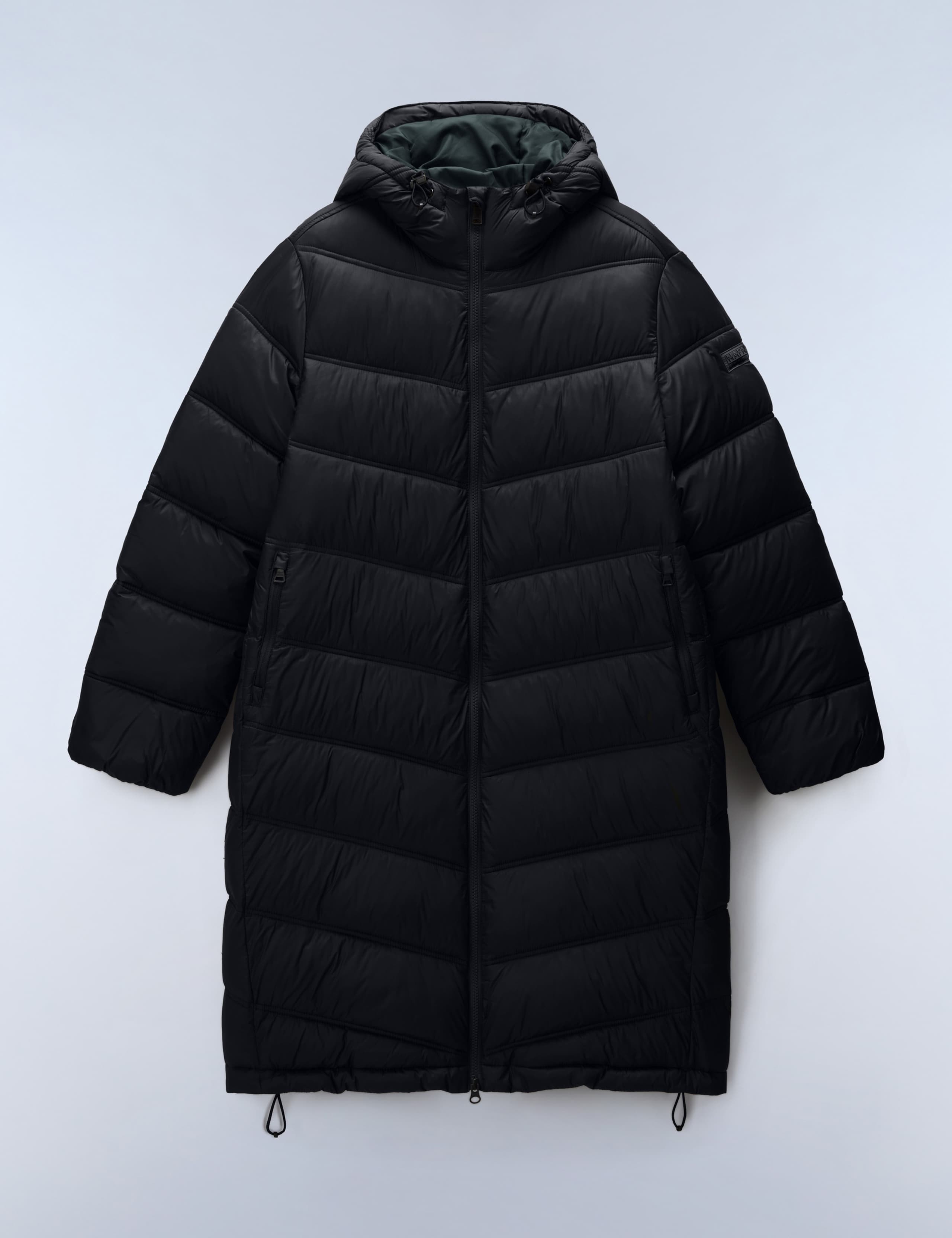Hooded Longline Puffer Jacket