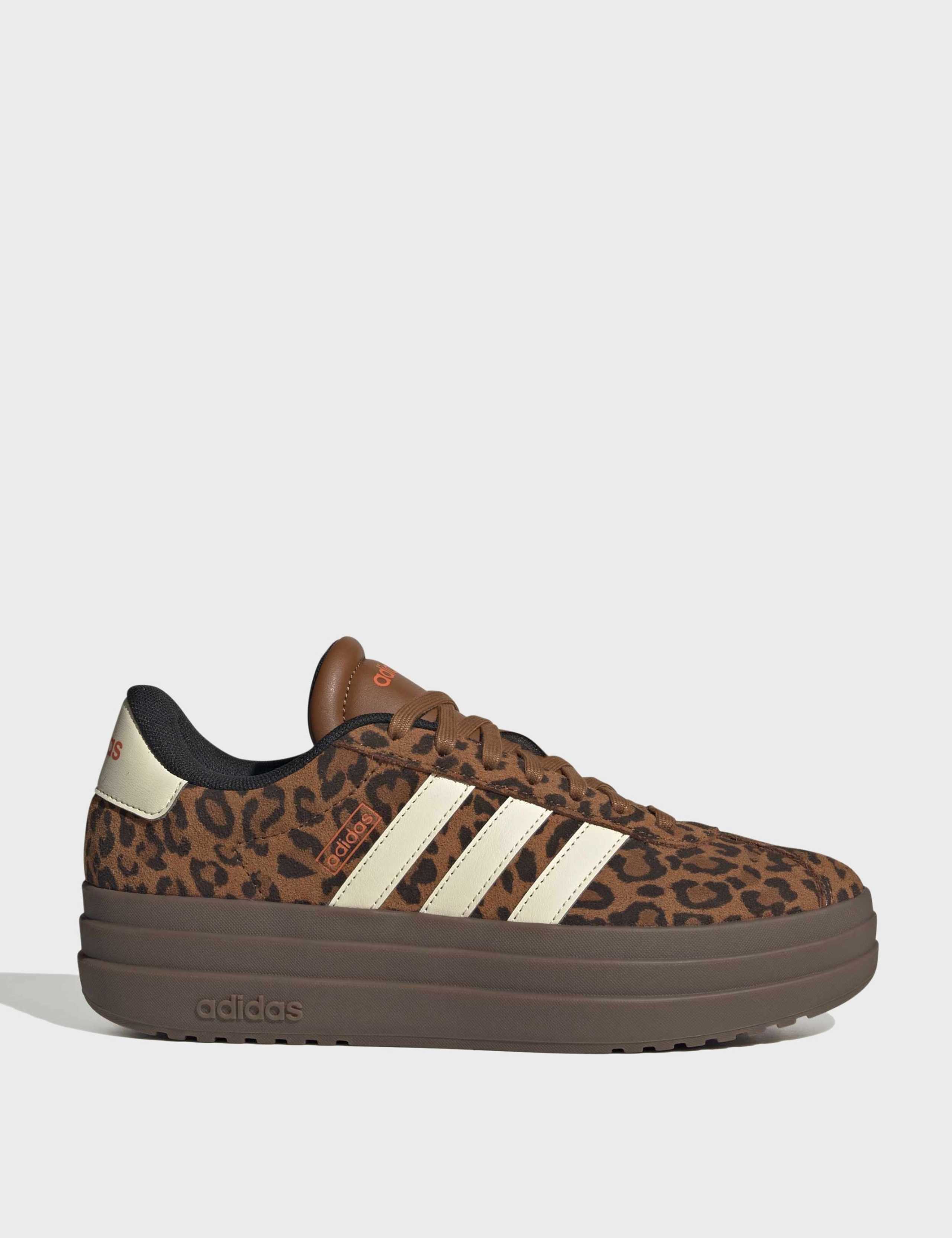 VL Court Bold Animal Print Platform Trainers