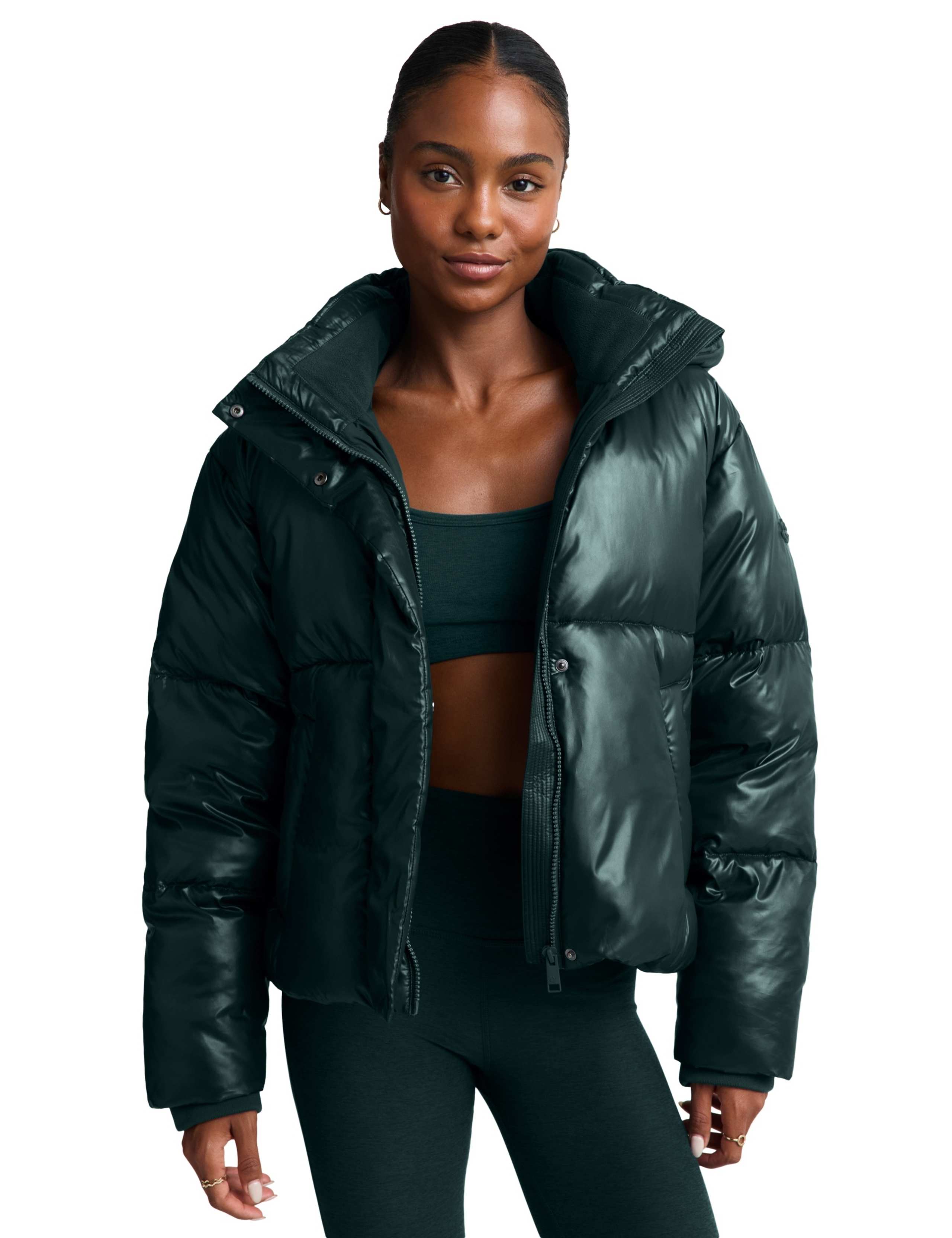Up For It Puff Shine Hooded Jacket