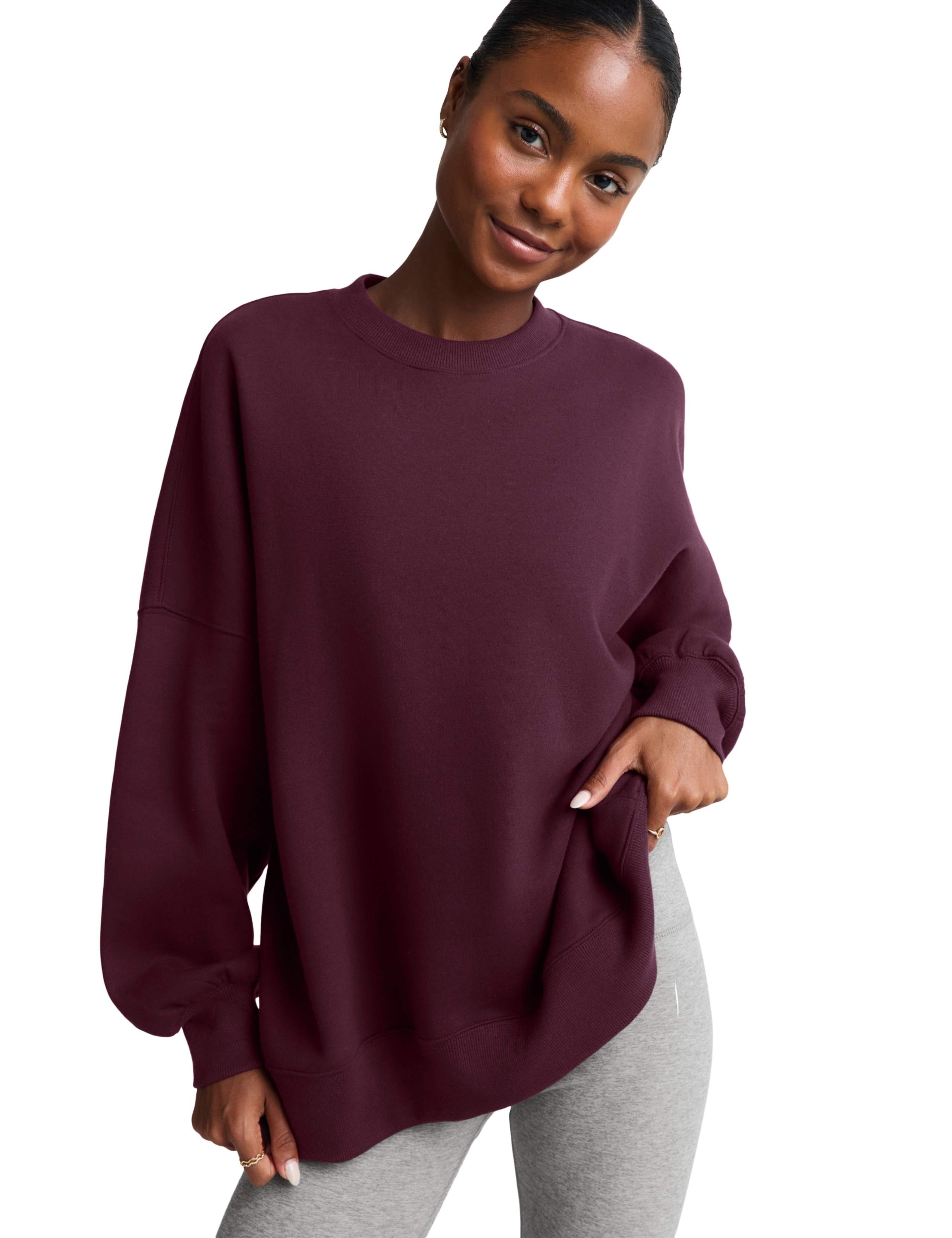 Luxefleece Oversized Crewneck Sweatshirt