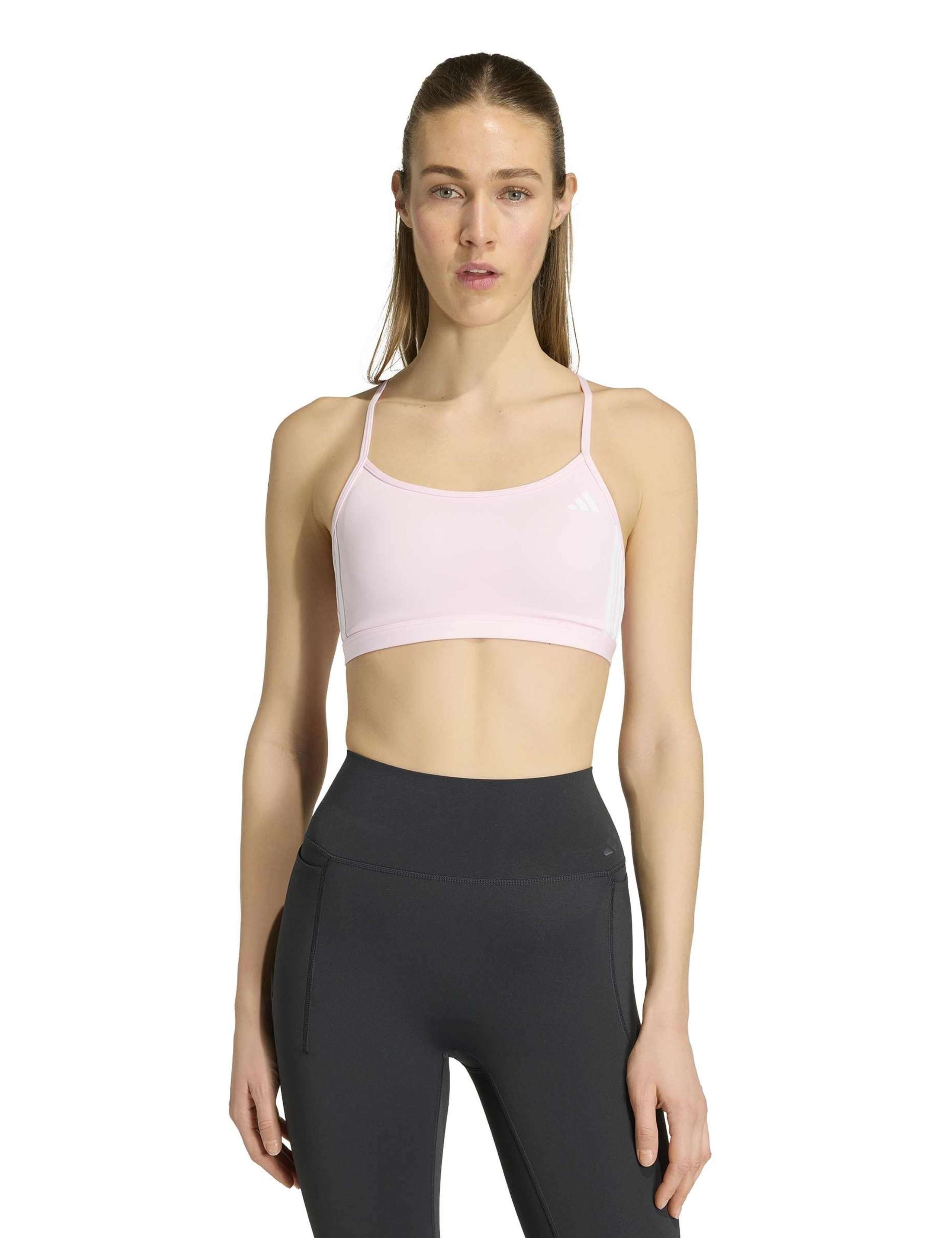 Optime Essentials 3-Stripes Sports Bra