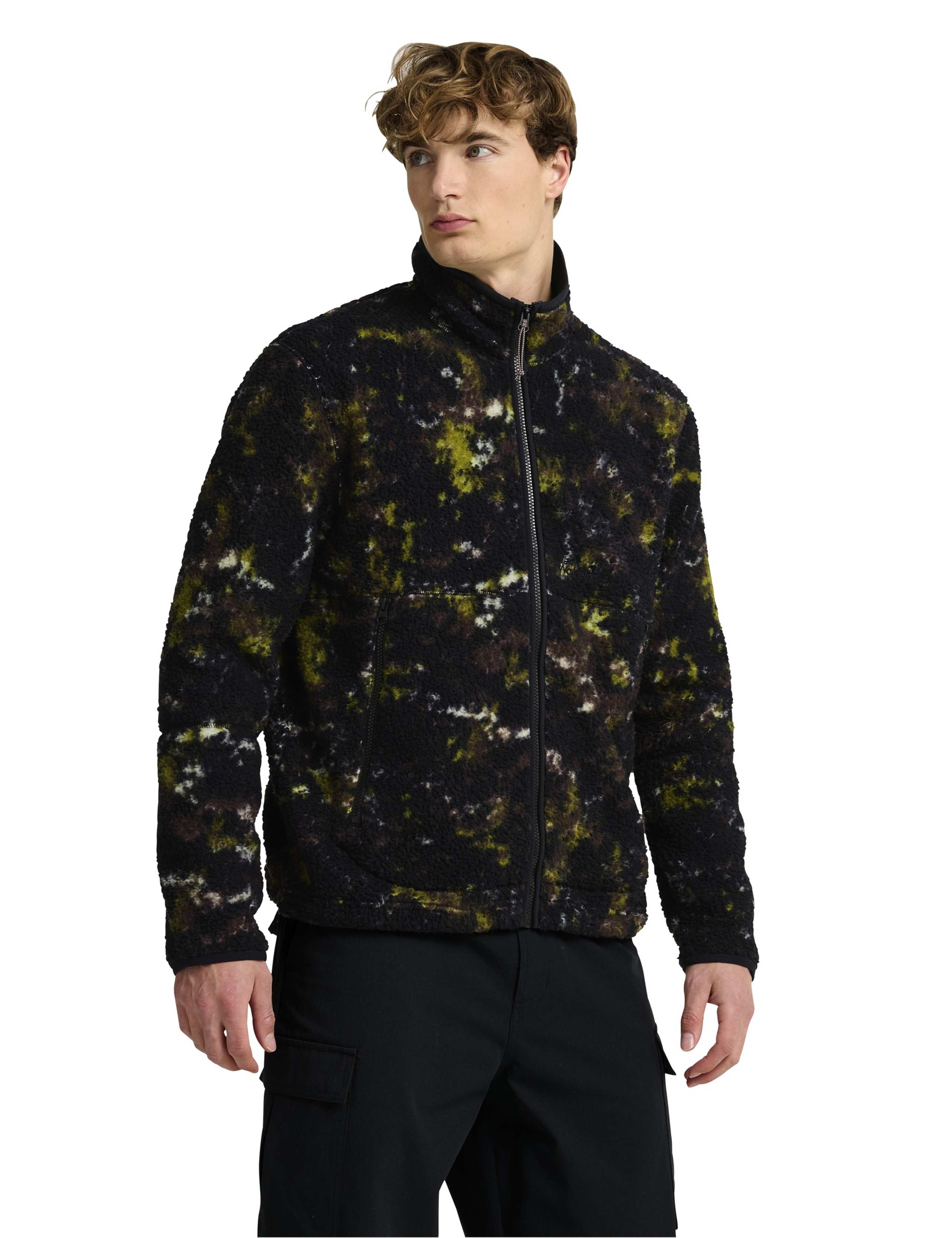 Stone Lite Relaxed Fit Casual Fleece Jacket