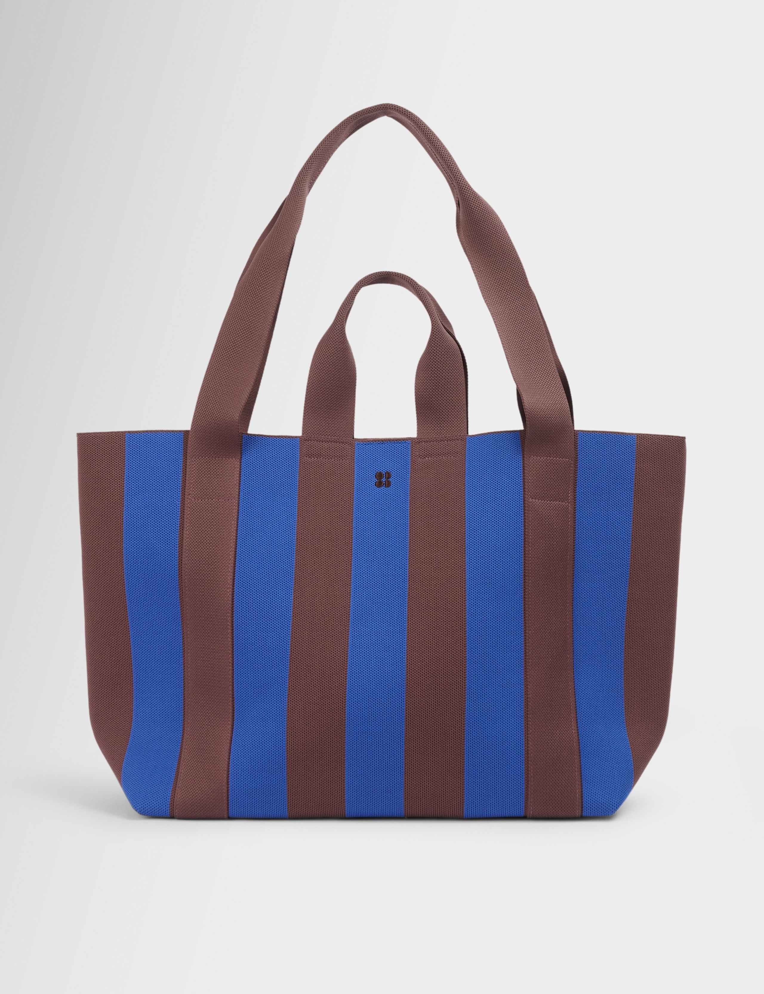 Knitted Stripe Multi Wear Beach Bag