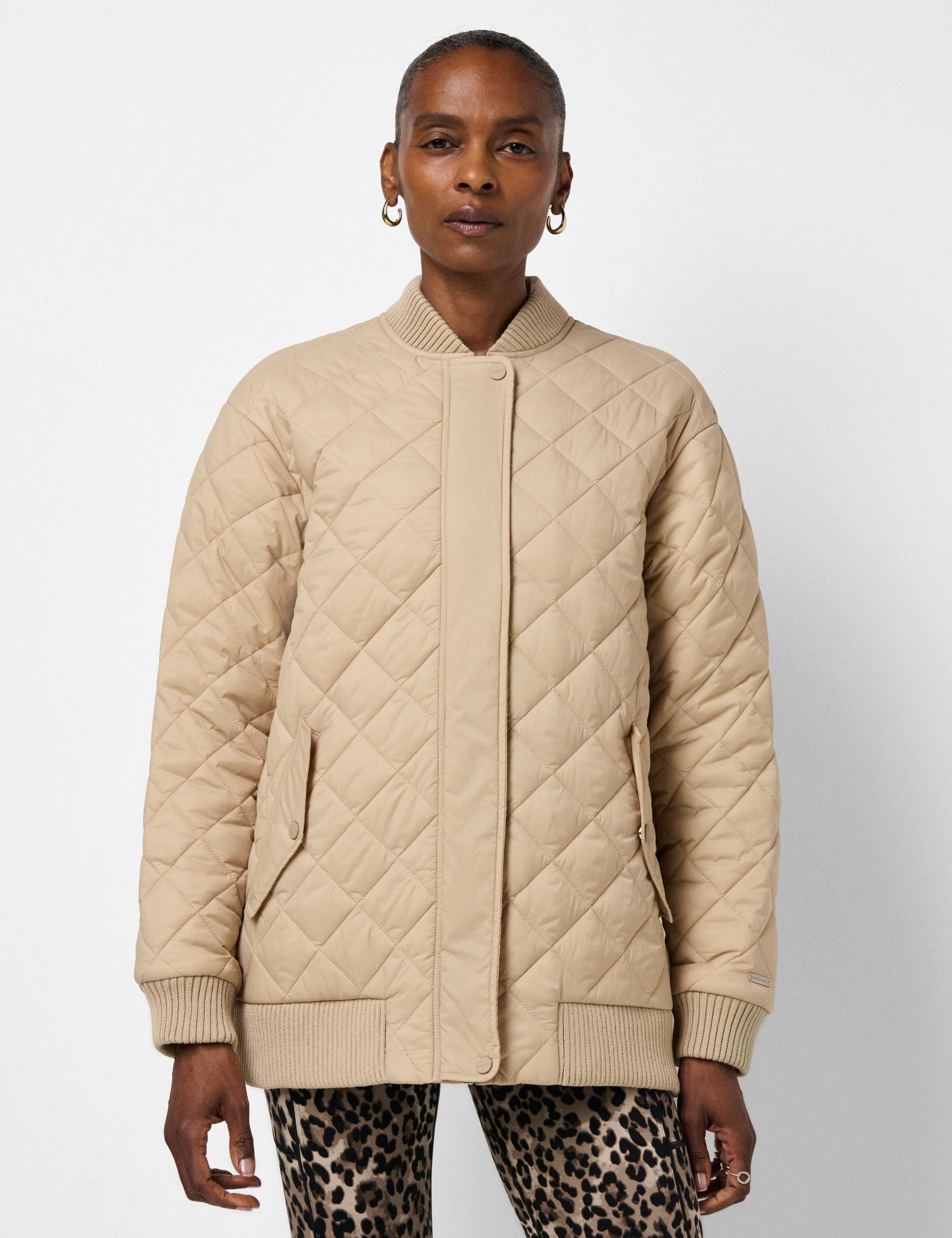 On The Move Quilted Oversized Jacket