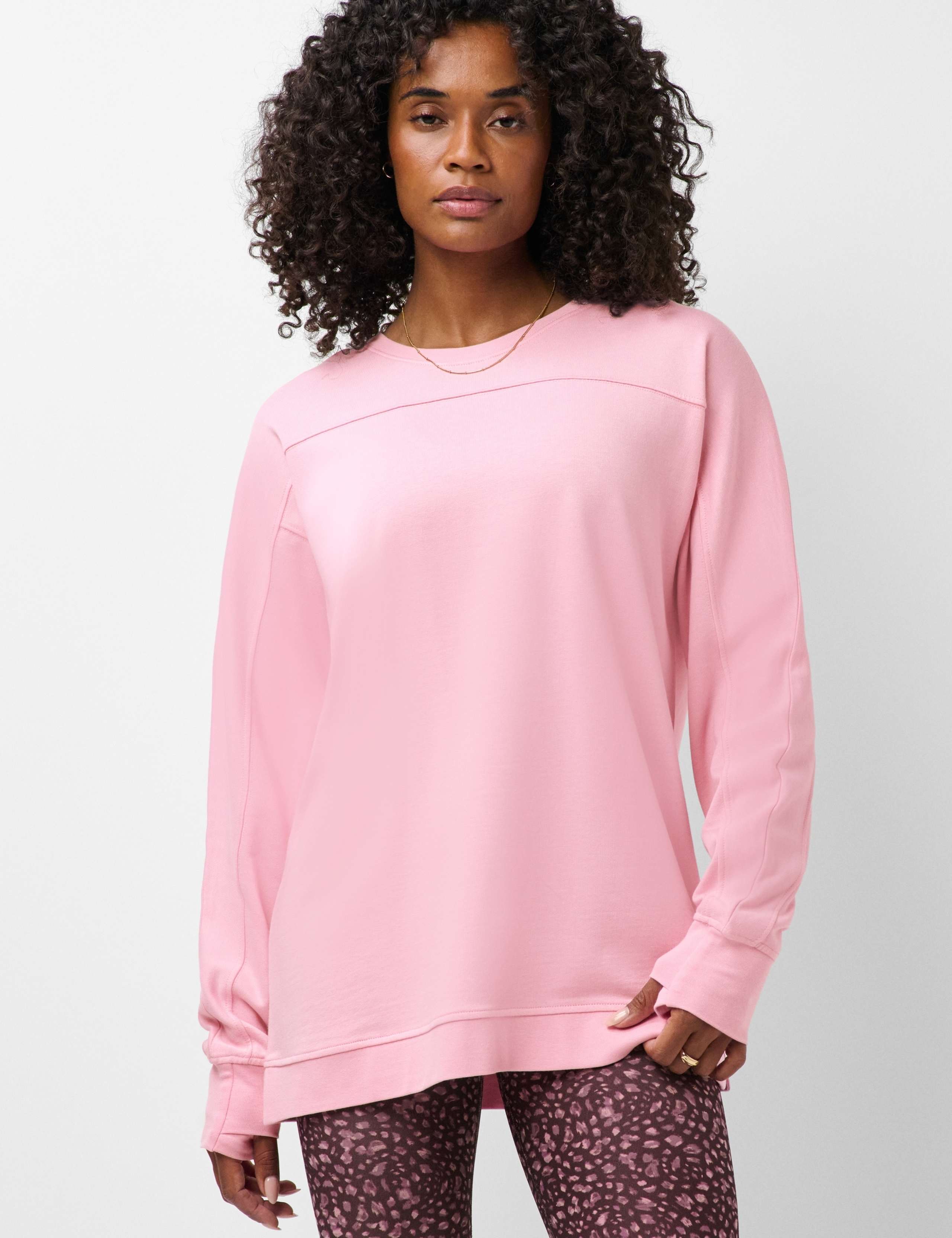 Sand Wash Half Zip Crop Sweatshirt