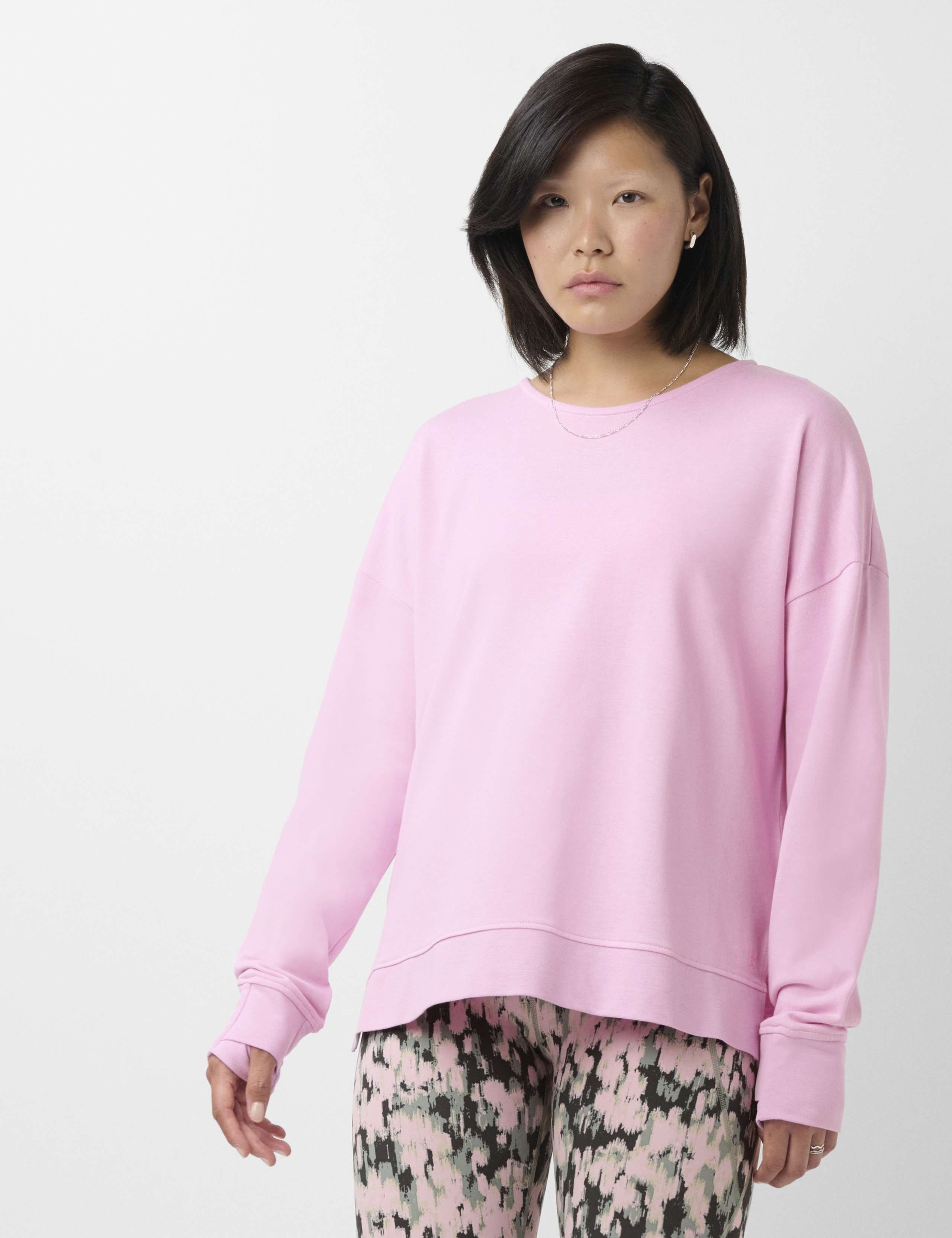 After Class Cotton Blend Relaxed Sweatshirt