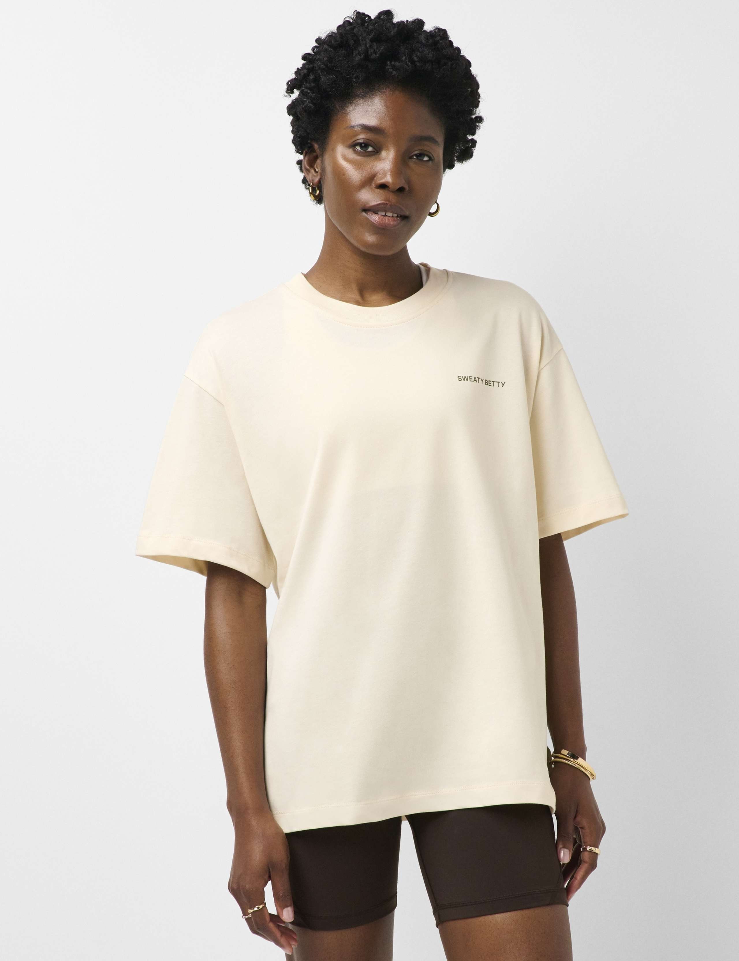 Pure Cotton Graphic Crew Neck T-Shirt