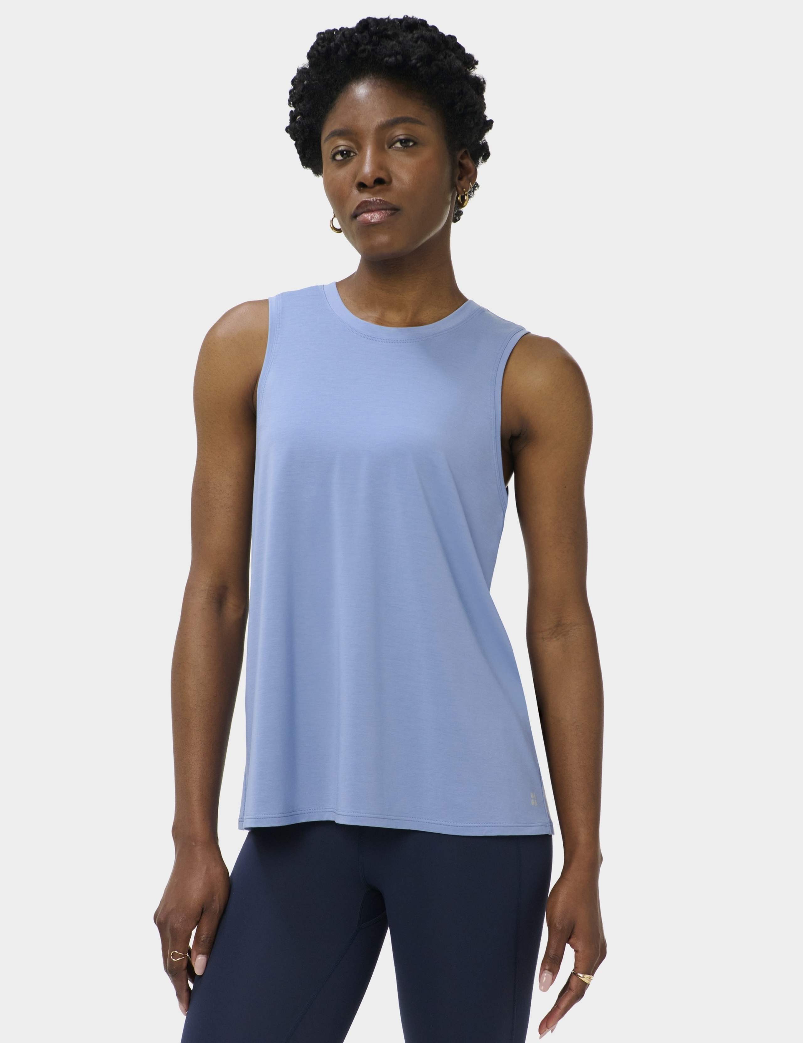 Soft Flow Studio Open Back Yoga Vest Top