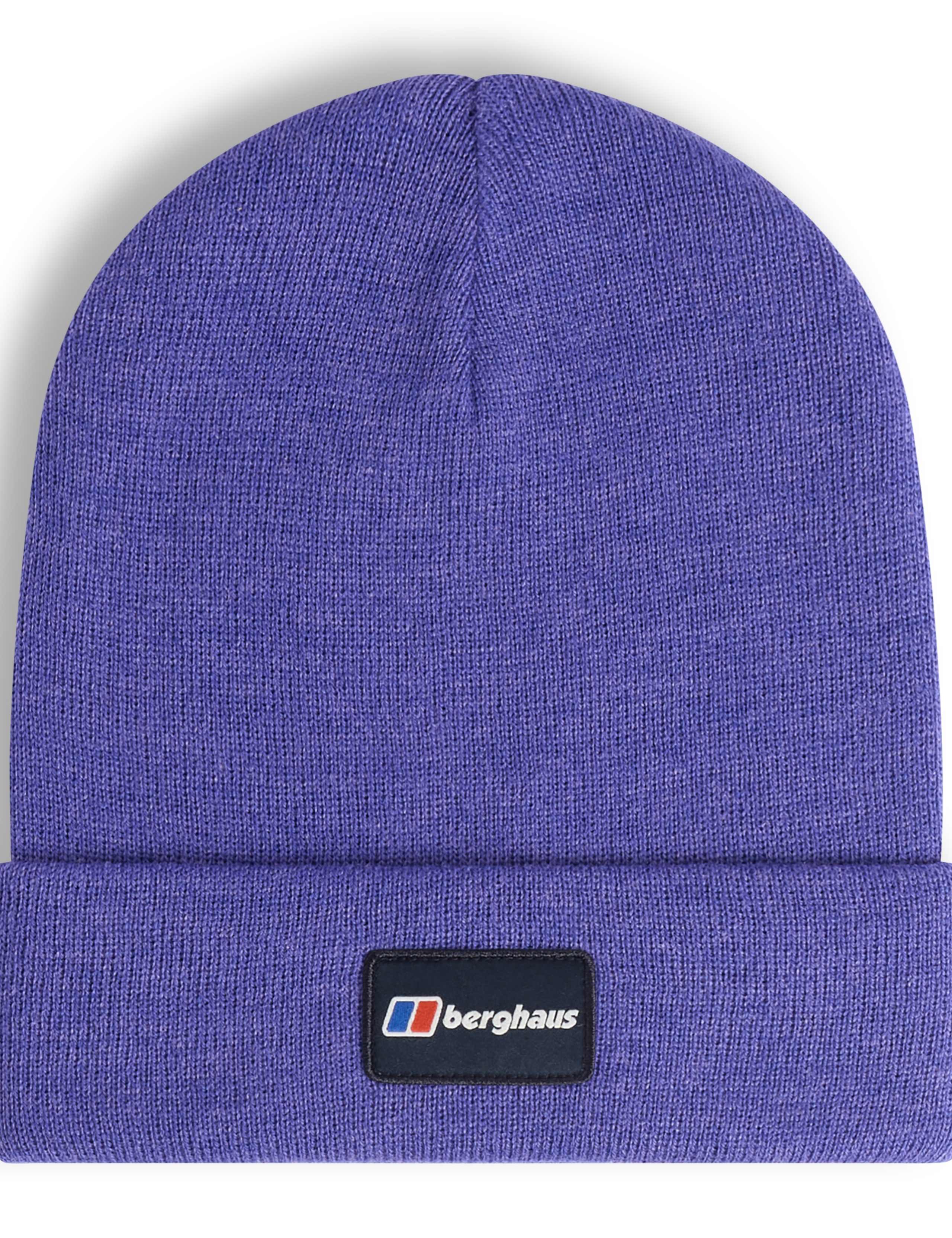 Classic Rolled Cuff Woven Logo Beanie