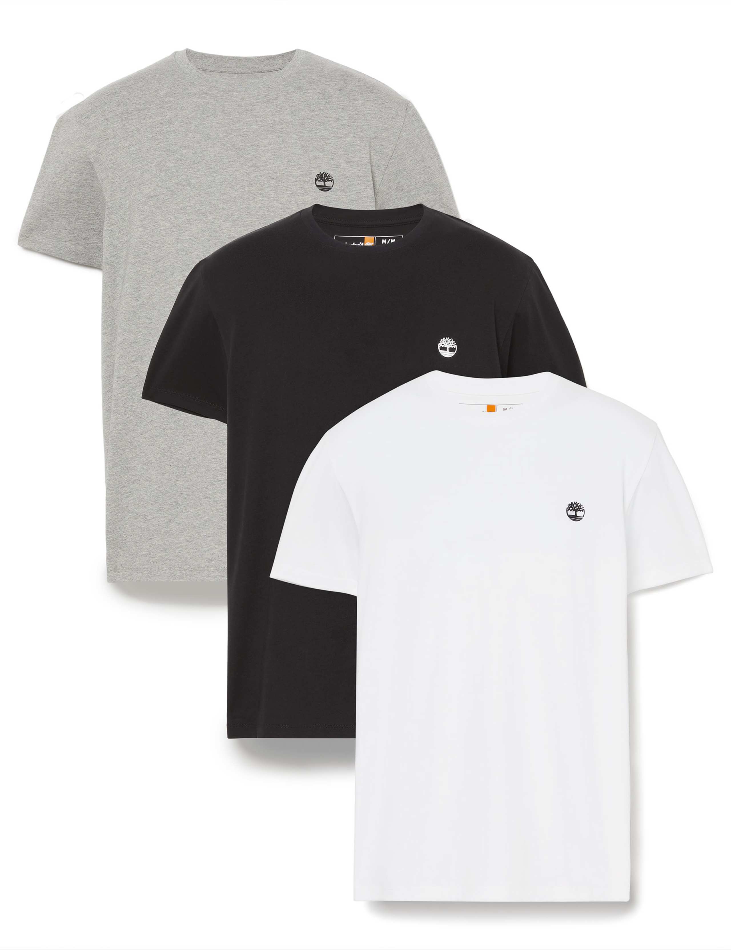 3 Pack Slim Fit Pure Cotton T-Shirt