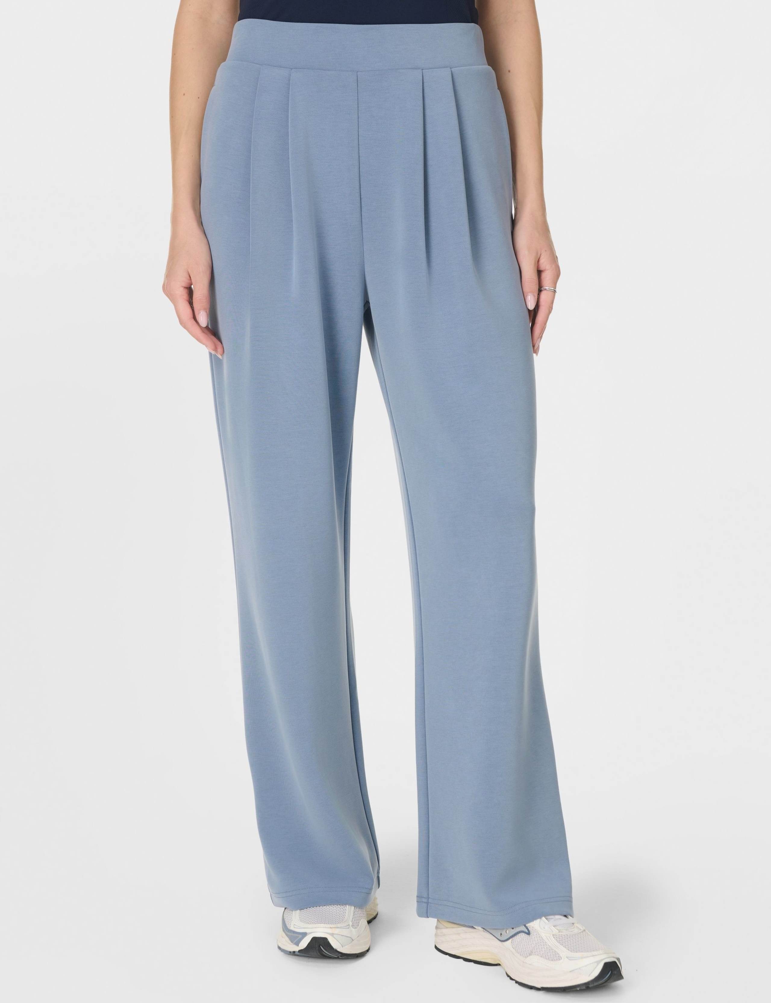 High Waisted Wide Leg Cargo Trousers