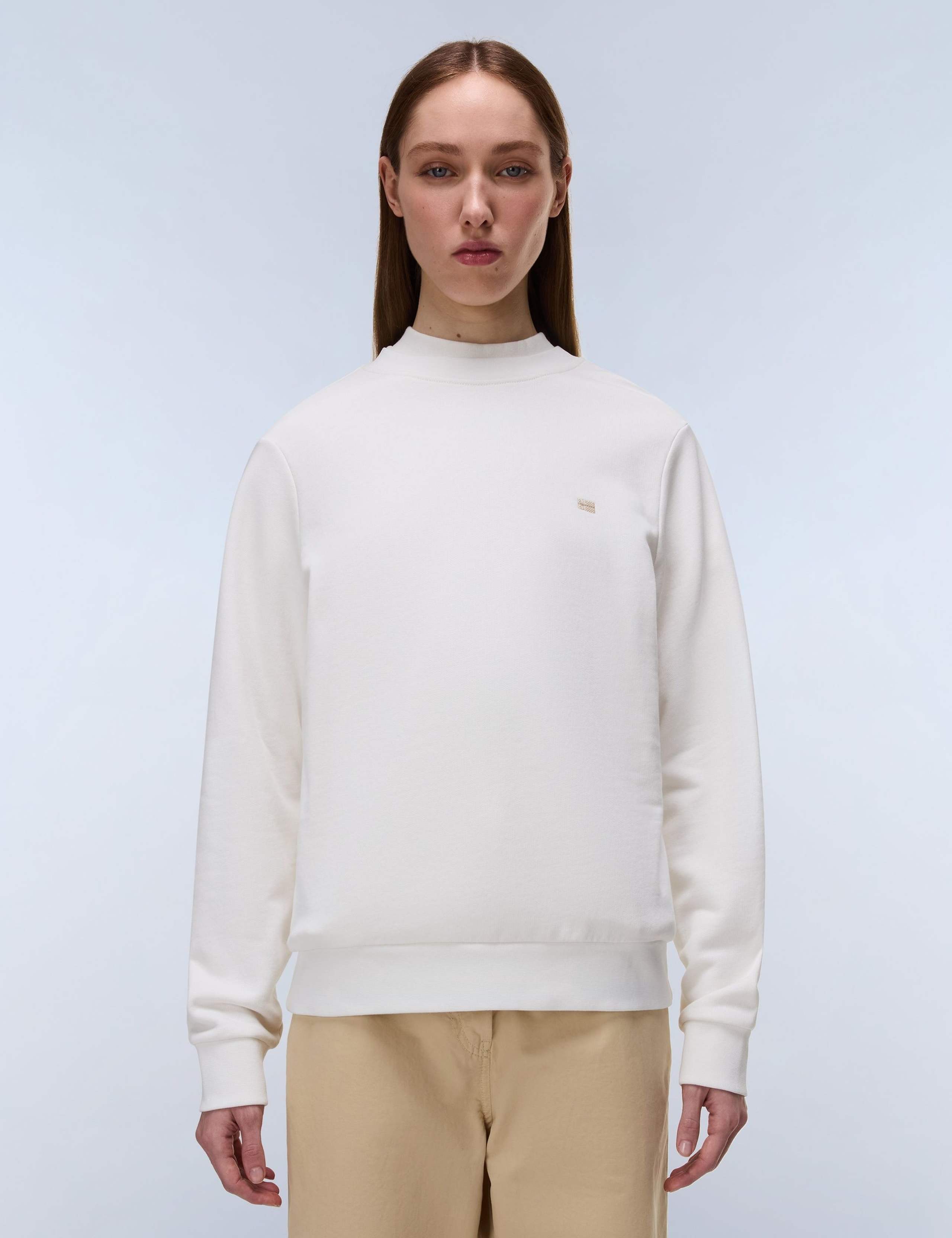 Aurora Crew Neck Cotton Sweatshirt