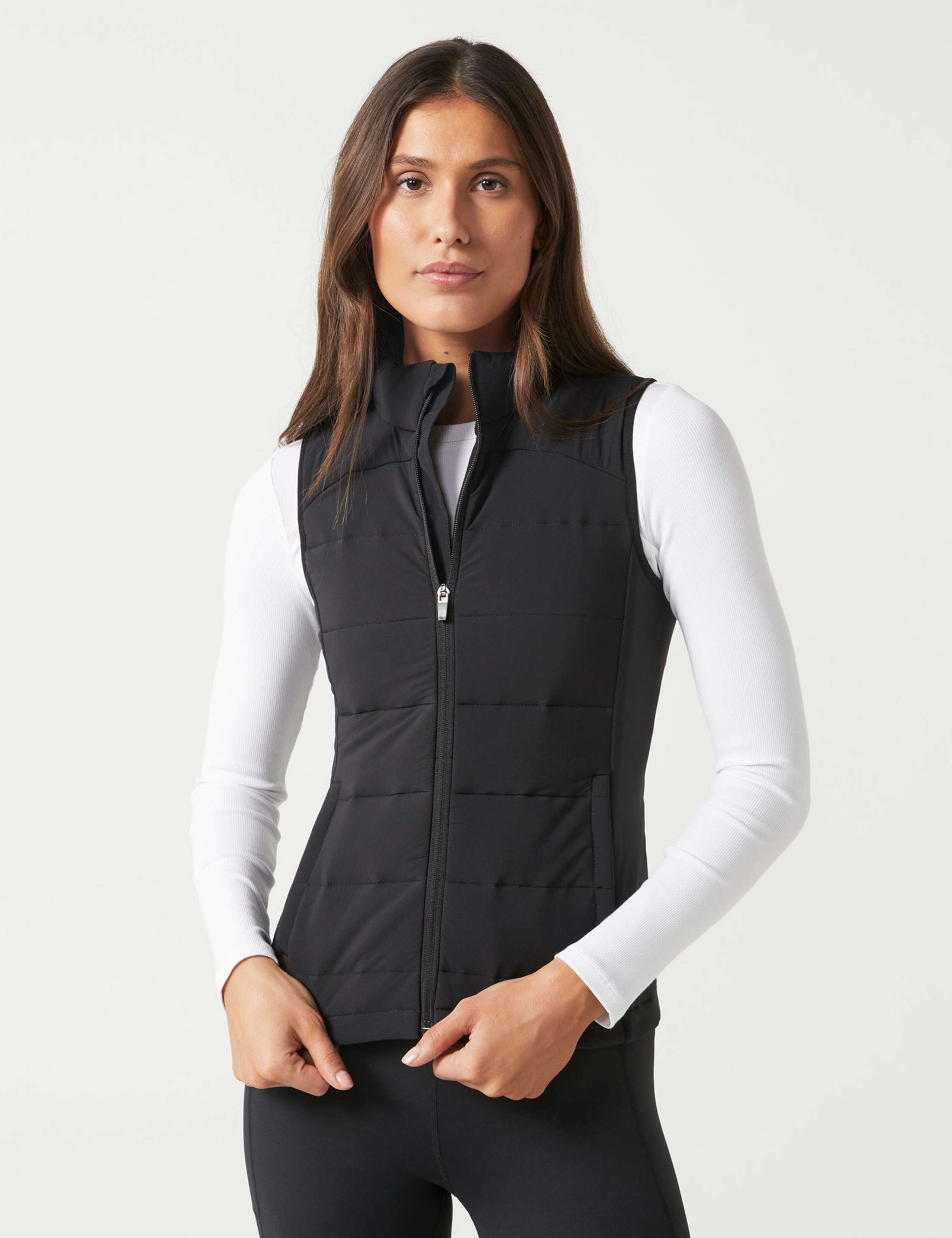 Casper Padded Zip Front Puff Vest