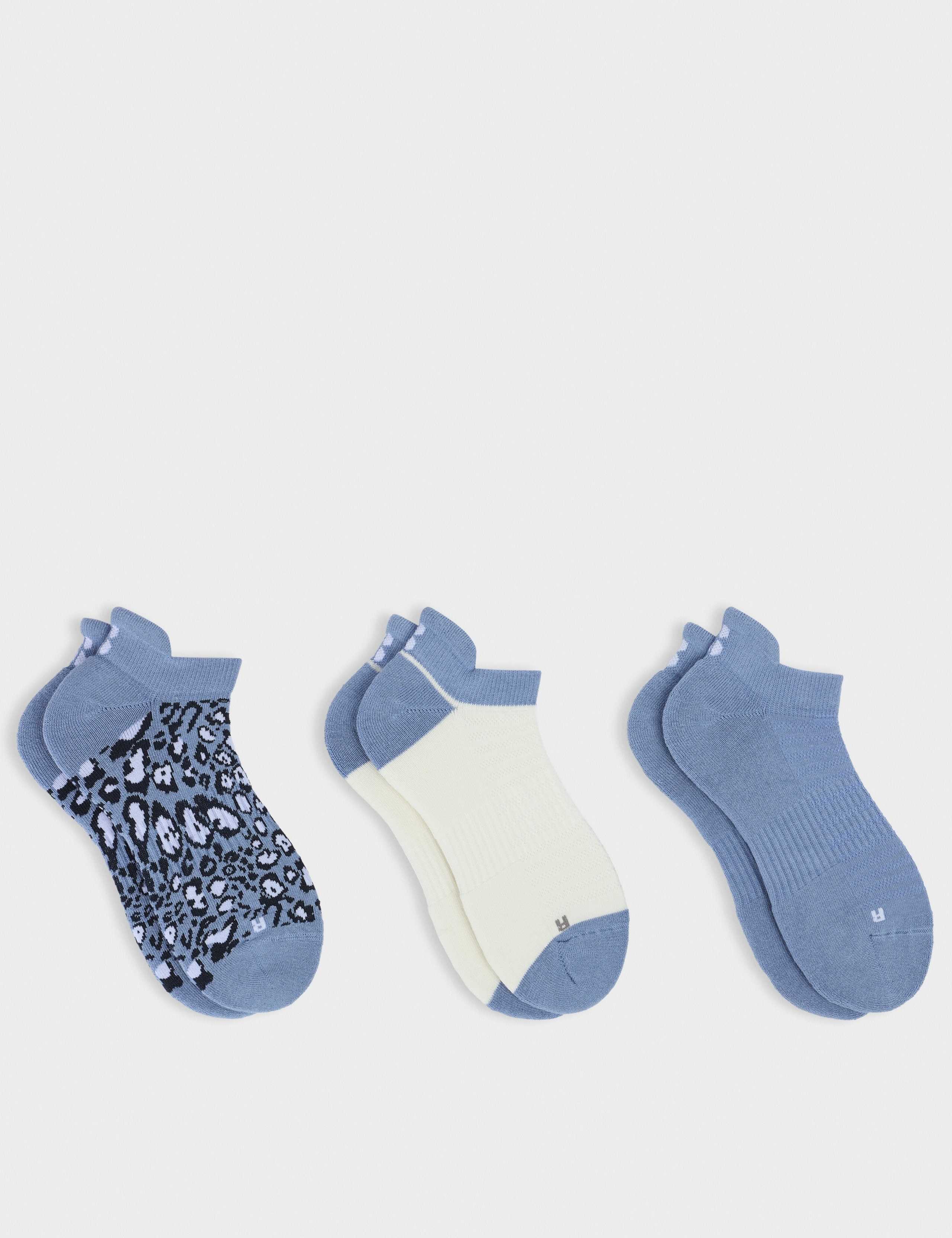 3 Pack Workout Cotton Rich Trainer Socks
