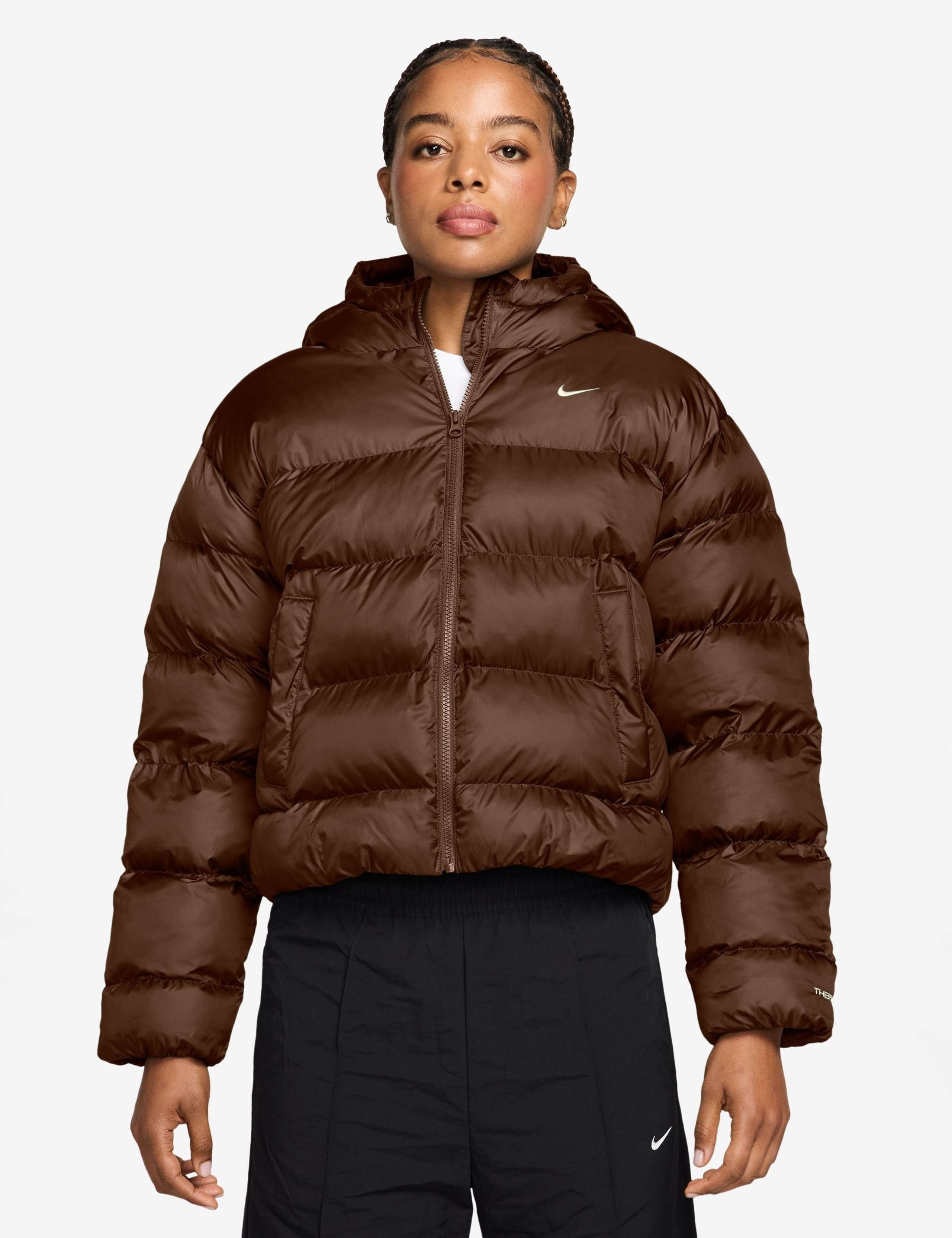 Relaxed Hooded Puffer Jacket
