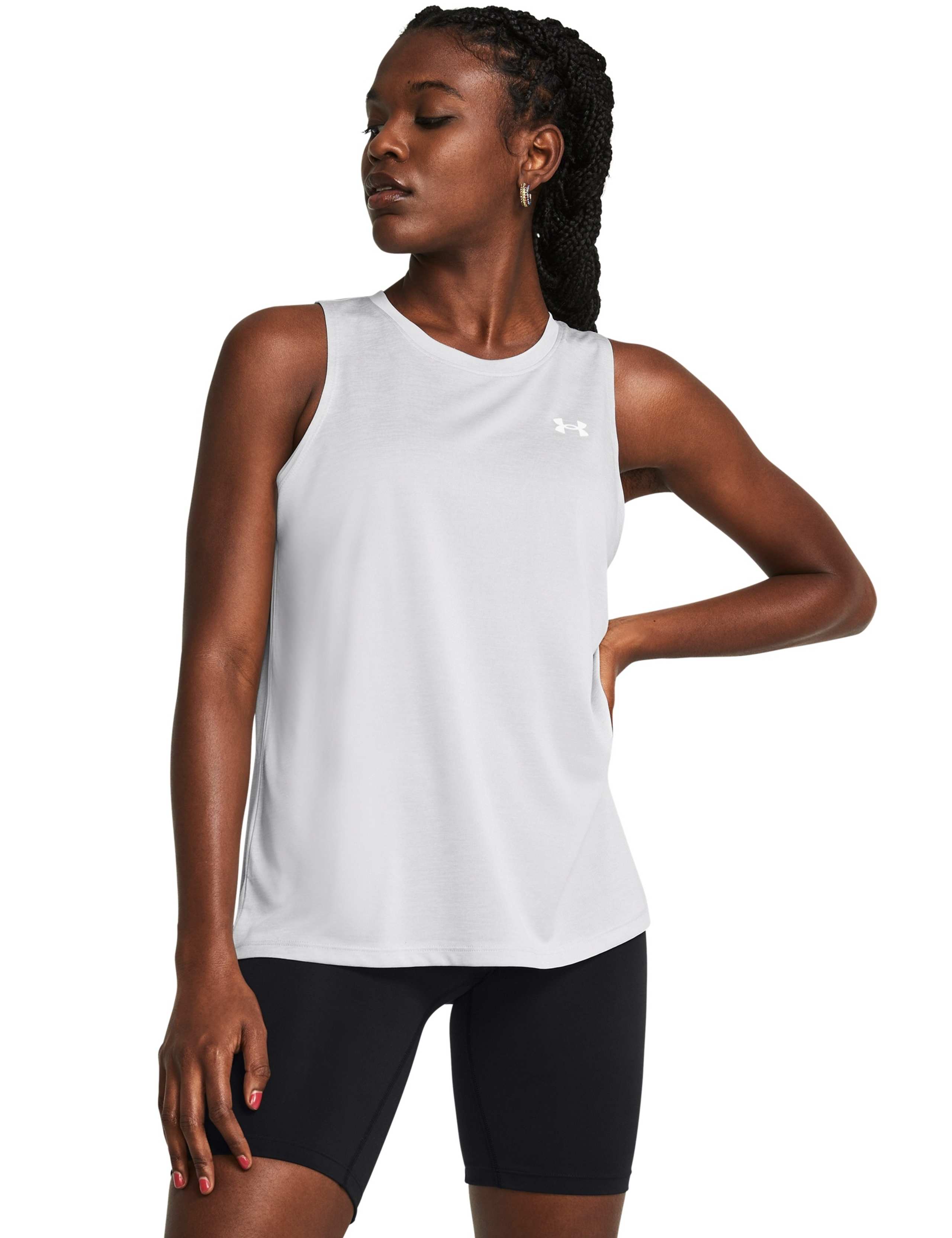 Tech Crew Neck Relaxed Sports Vest Top