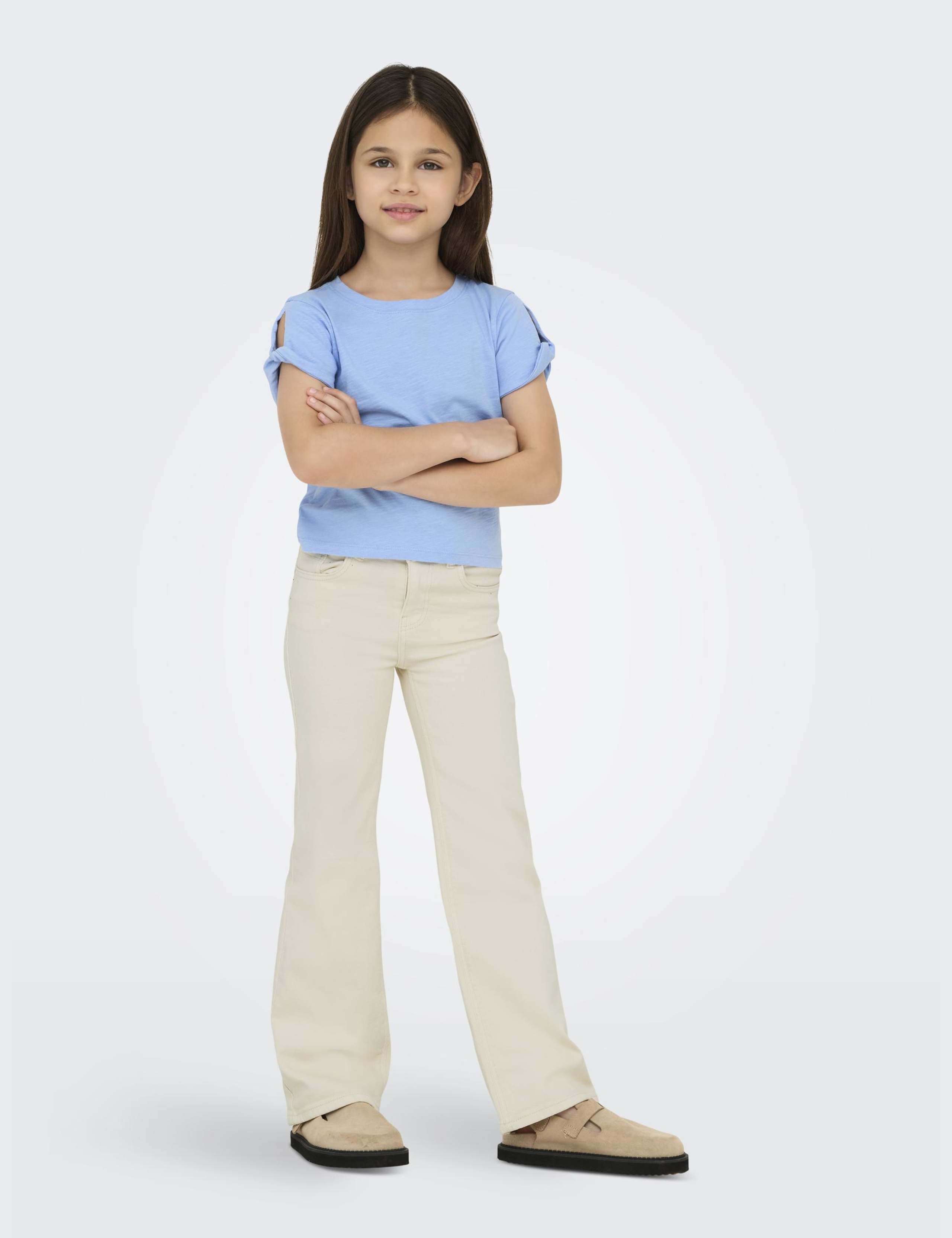Pure Cotton Twisted Knot T-Shirt (9-14 Yrs)