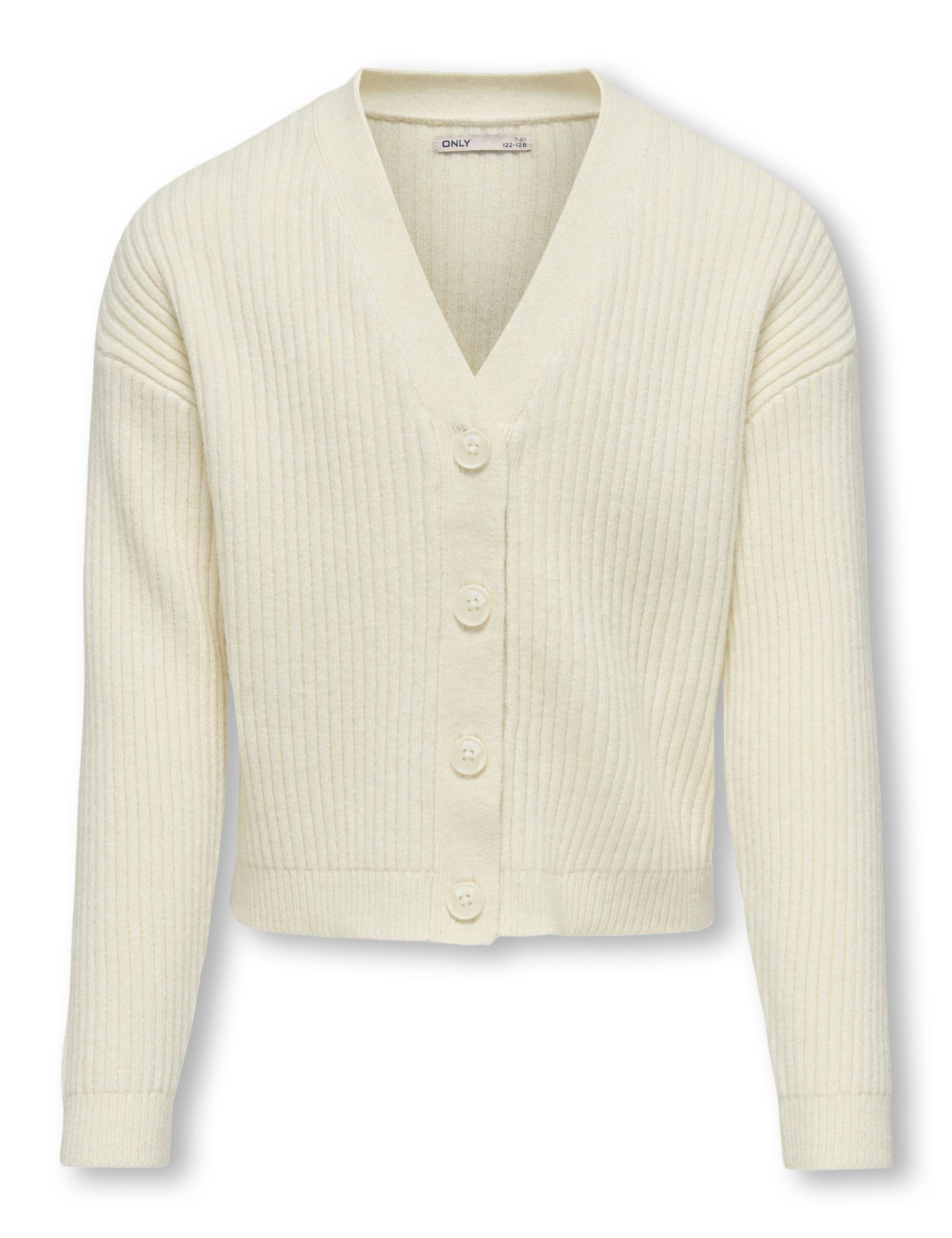 Knitted Ribbed Cardigan (7-14 Yrs)